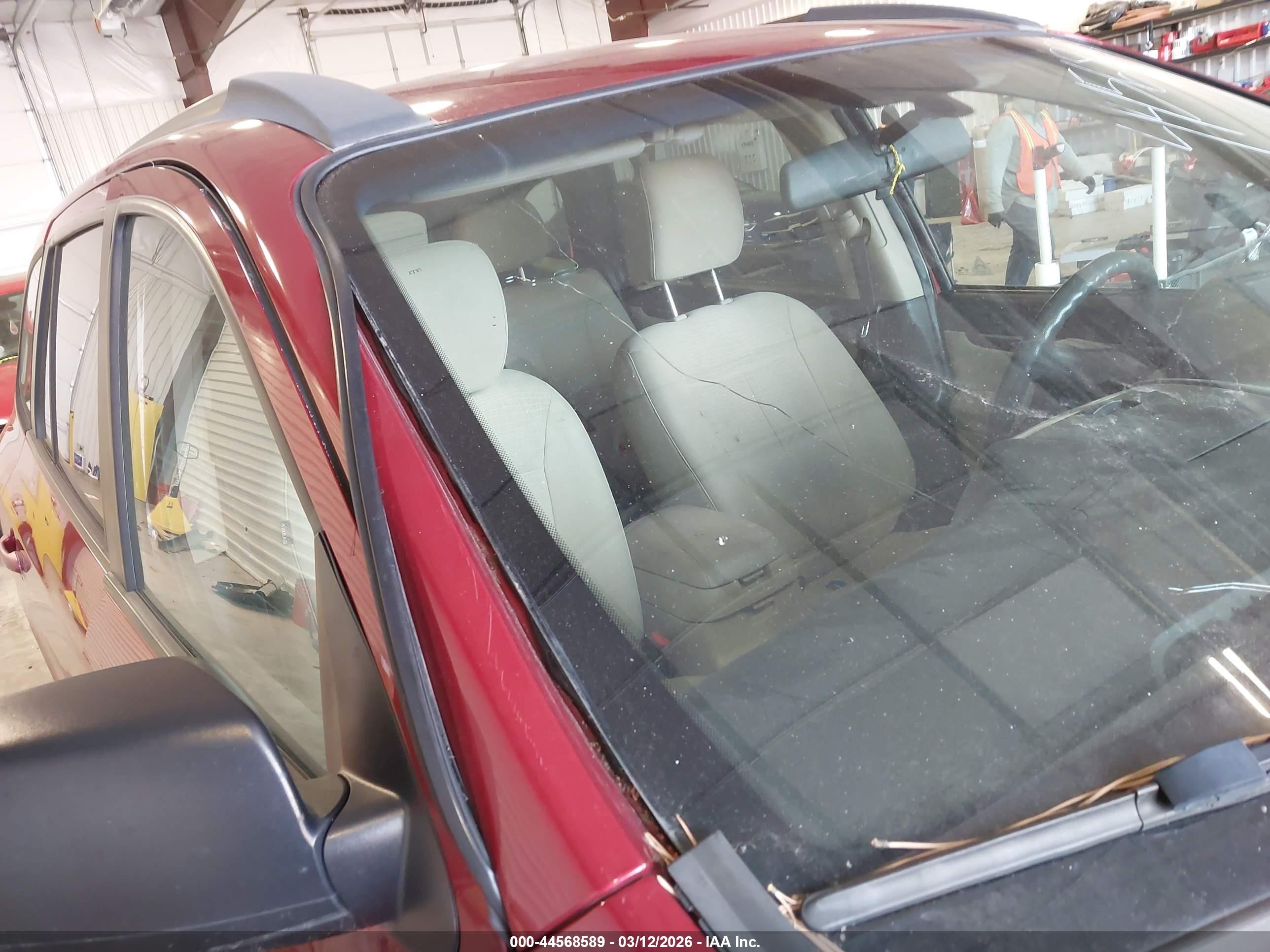 2010 Hyundai Santa Fe Gls Red vin: 5NMSGDAB7AH350206