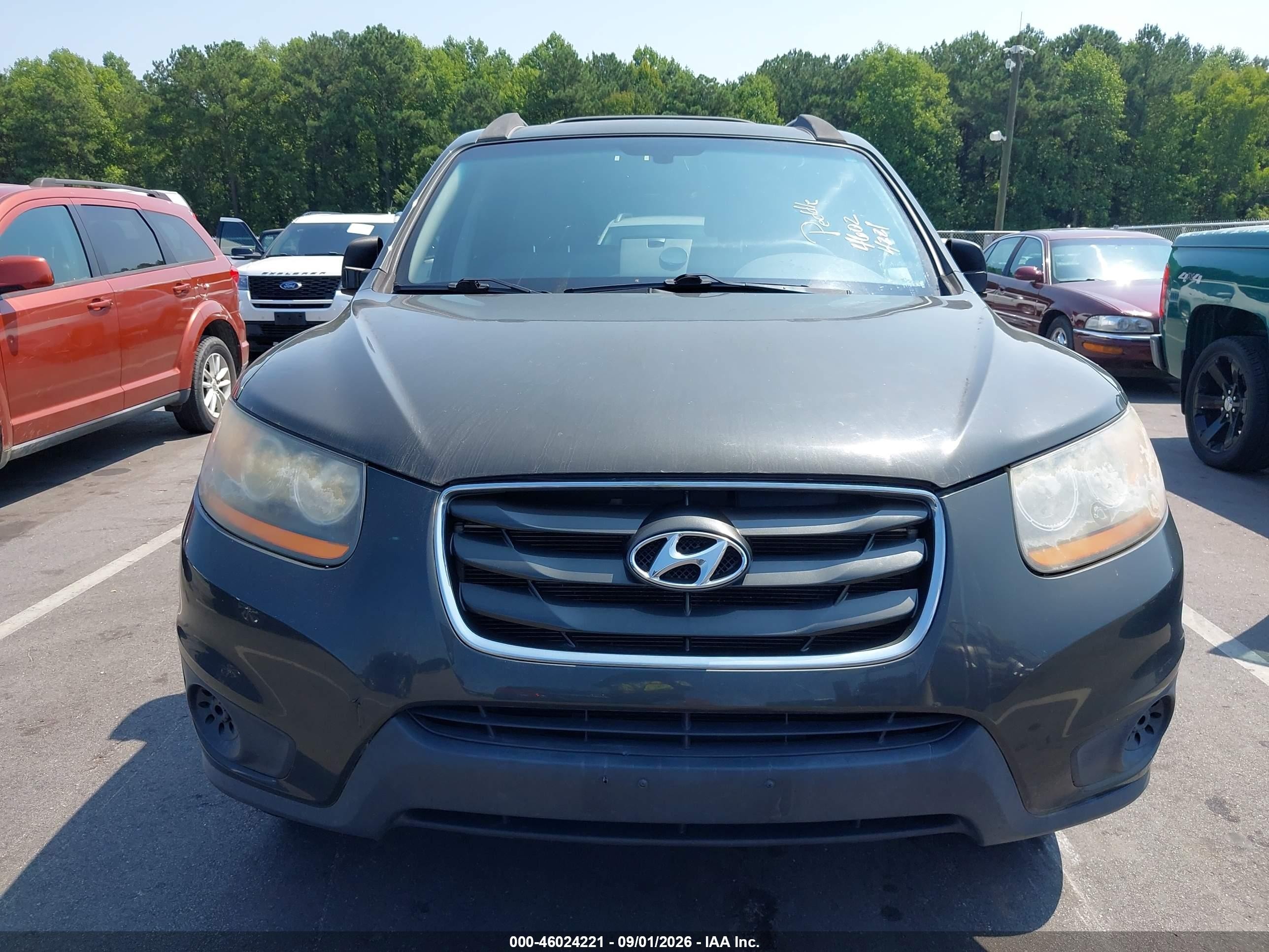2010 Hyundai Santa Fe Gls Gray vin: 5NMSGDAB7AH350335