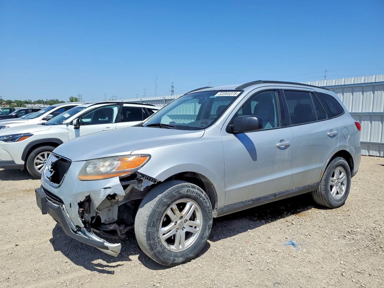 2010 Hyundai Santa Fe Gls Серебряный vin: 5NMSGDAB7AH369385