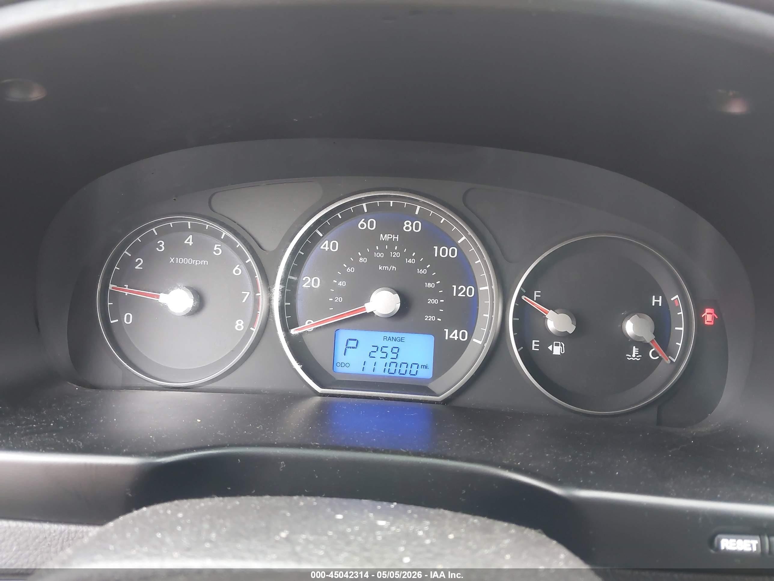 2010 Hyundai Santa Fe Gls Gray vin: 5NMSGDAB7AH372173