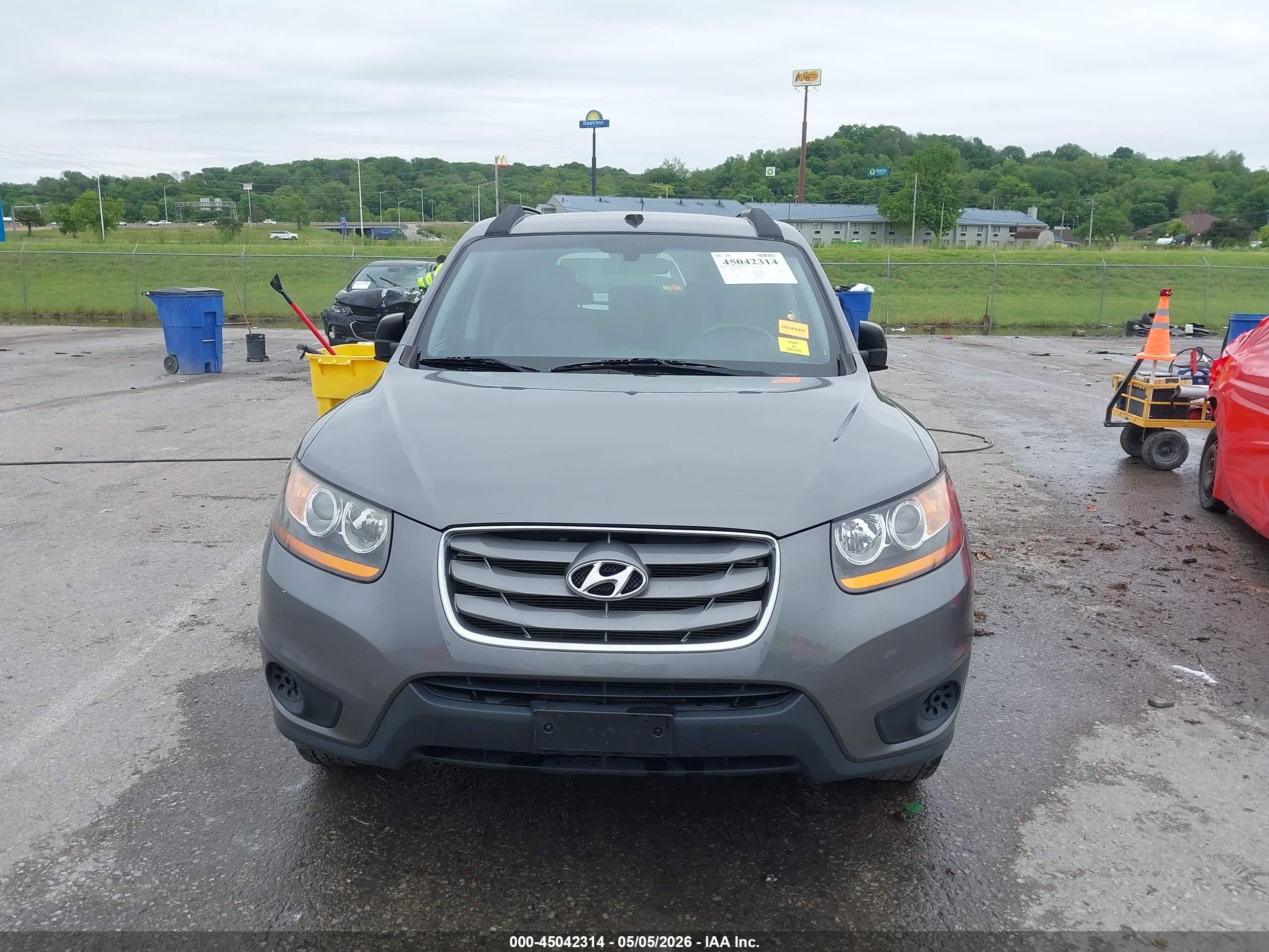 2010 Hyundai Santa Fe Gls Gray vin: 5NMSGDAB7AH372173