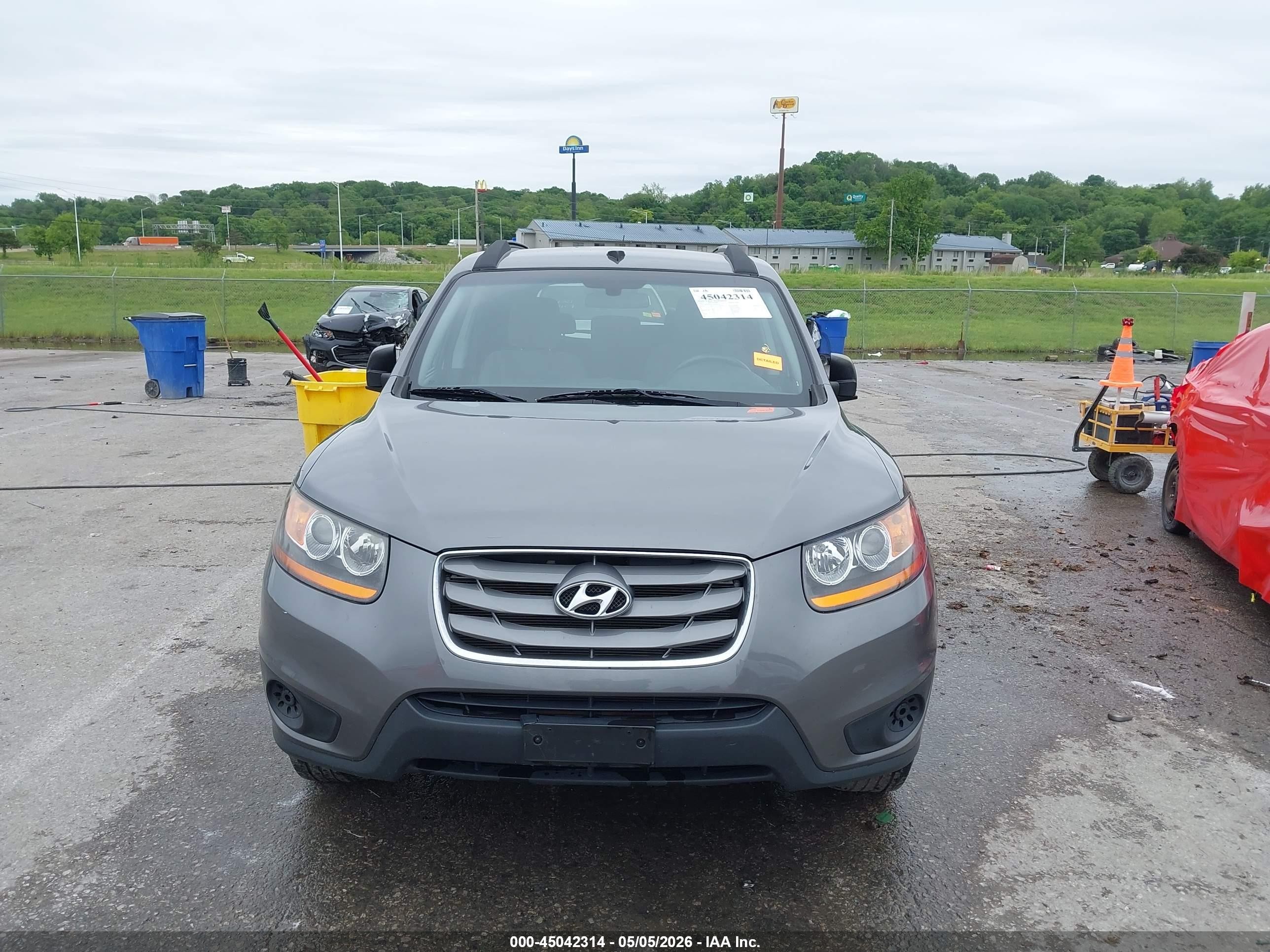2010 Hyundai Santa Fe Gls Gray vin: 5NMSGDAB7AH372173