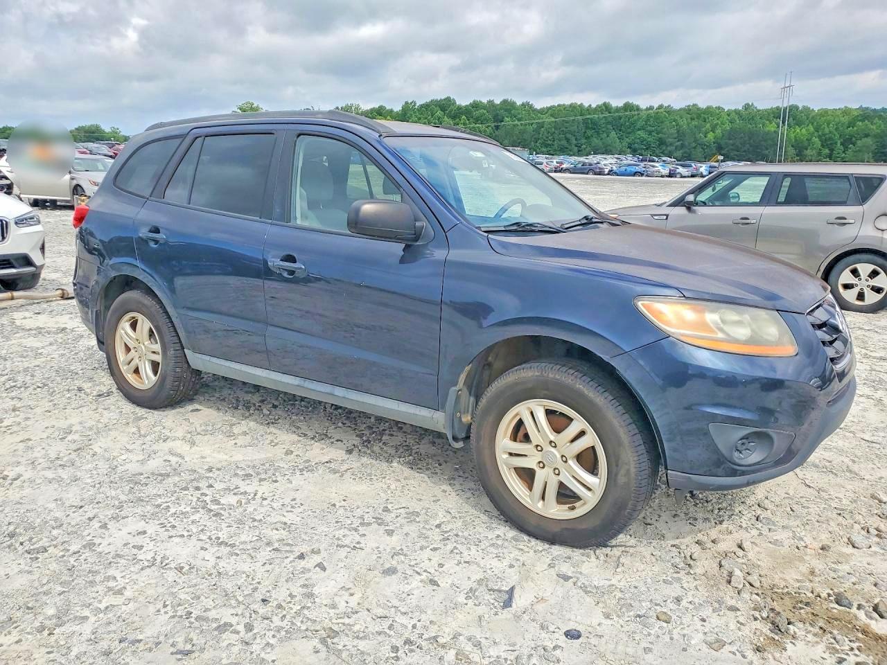 2010 Hyundai Santa Fe Blue vin: 5NMSGDAB7AH407004