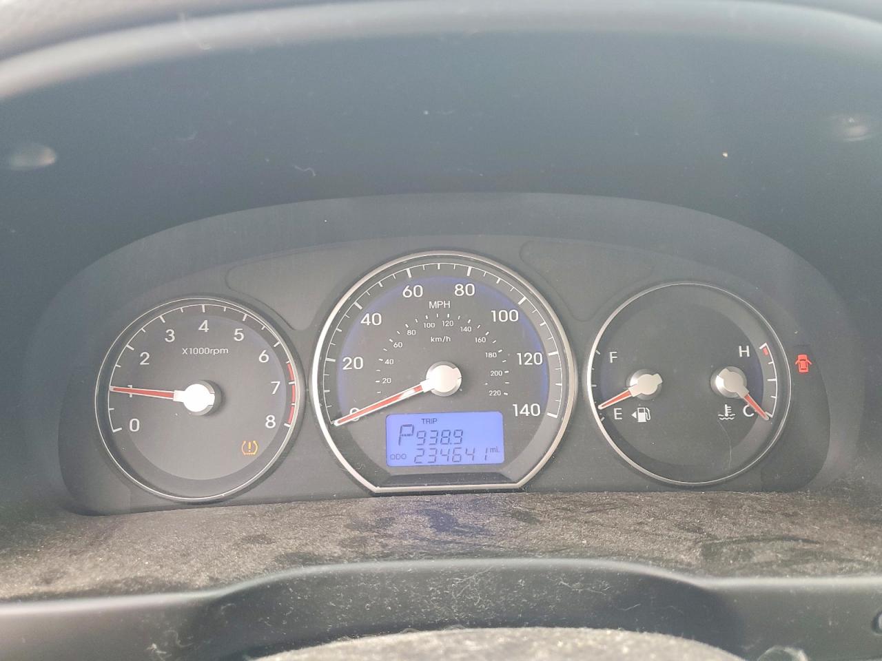 2010 Hyundai Santa Fe Blue vin: 5NMSGDAB7AH407004