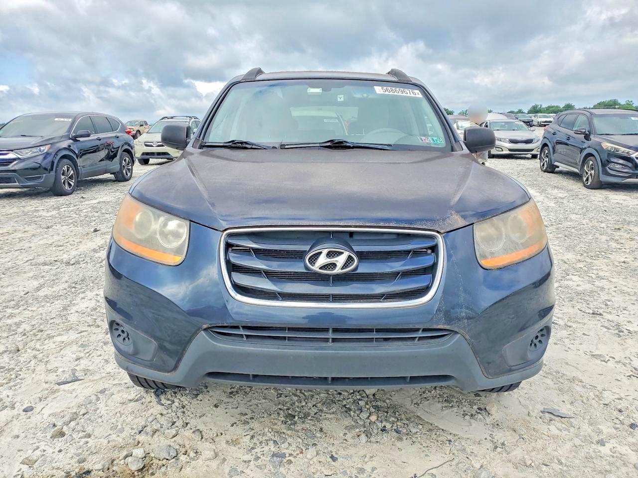 2010 Hyundai Santa Fe Blue vin: 5NMSGDAB7AH407004