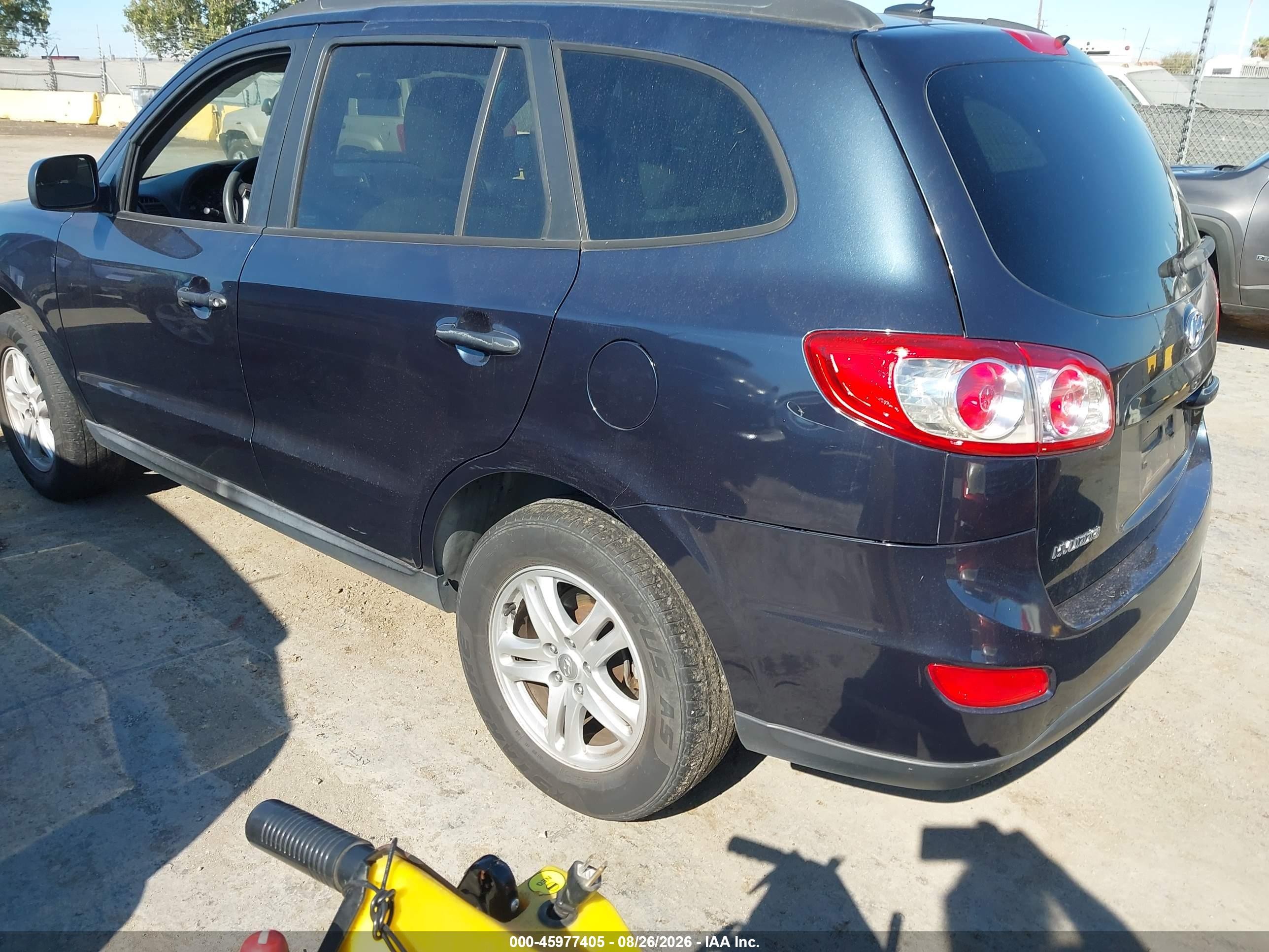 2010 Hyundai Santa Fe Gls Синий vin: 5NMSGDAB8AH377558