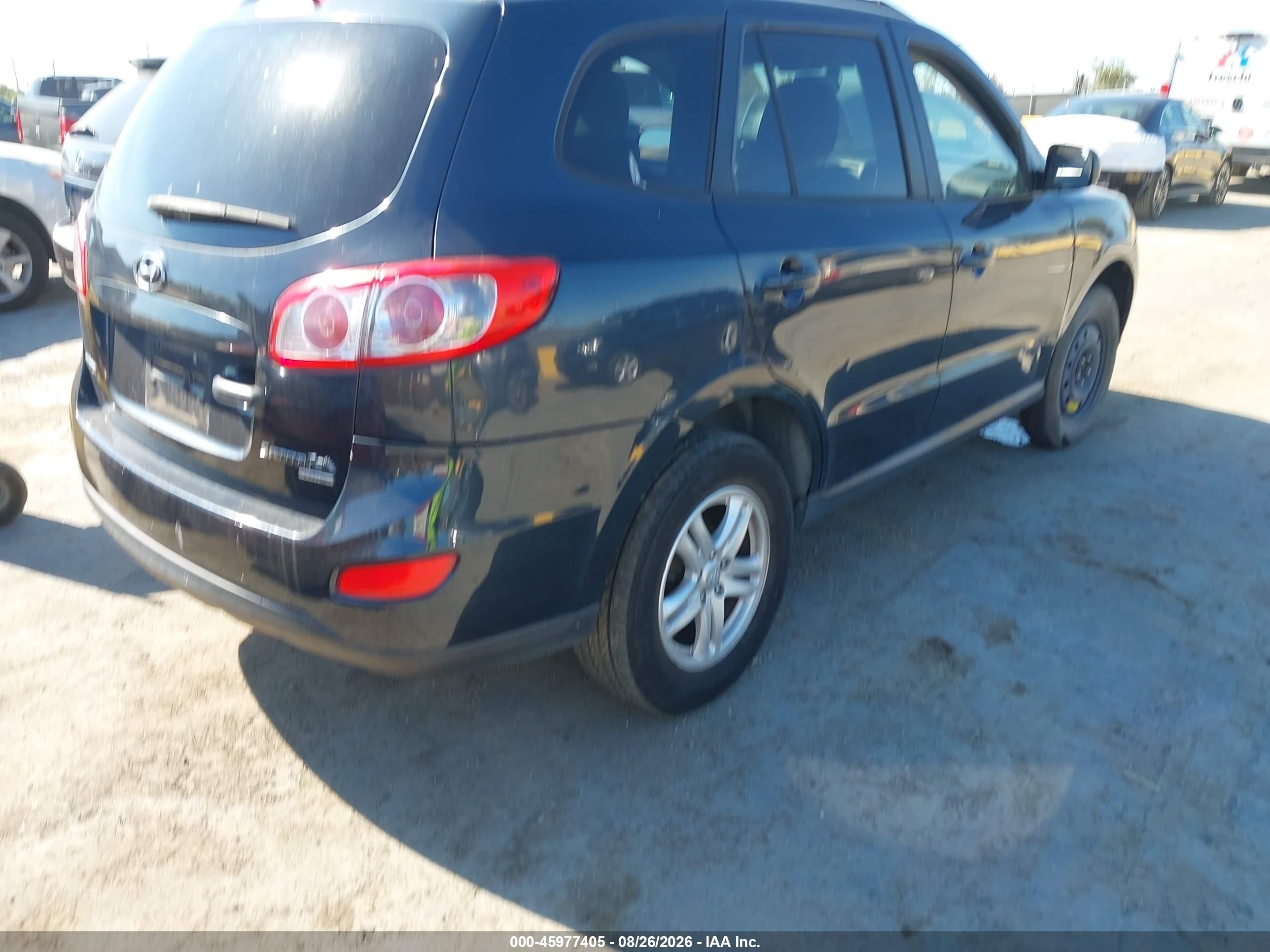 2010 Hyundai Santa Fe Gls Синий vin: 5NMSGDAB8AH377558