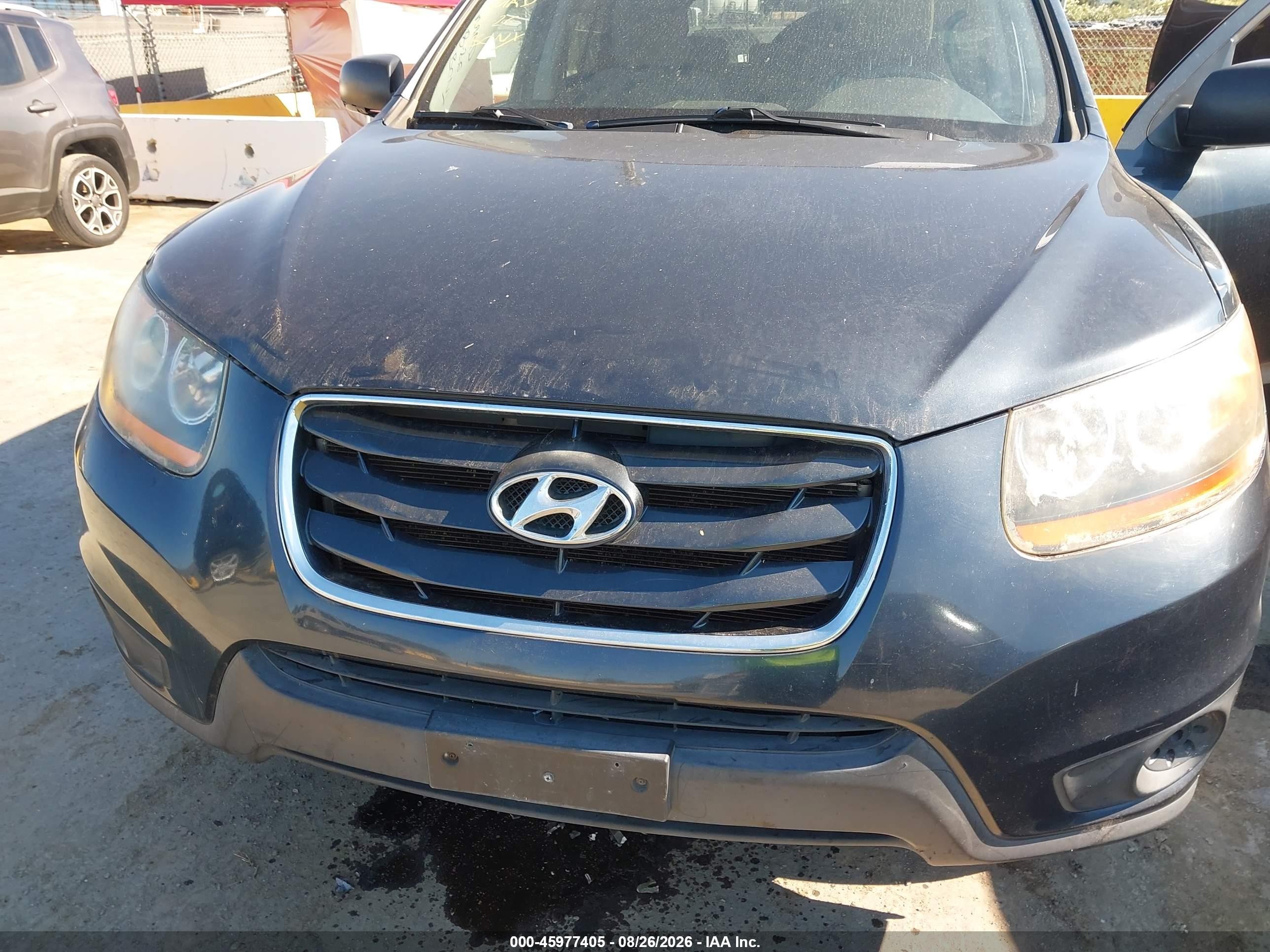 2010 Hyundai Santa Fe Gls Синий vin: 5NMSGDAB8AH377558