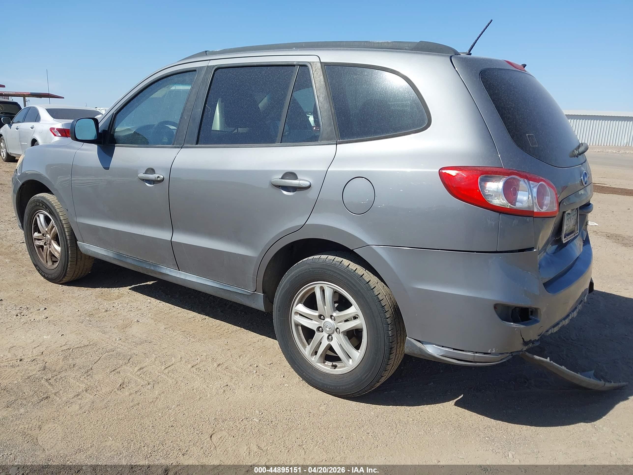 2010 Hyundai Santa Fe Gls Gray vin: 5NMSGDAB9AH371381