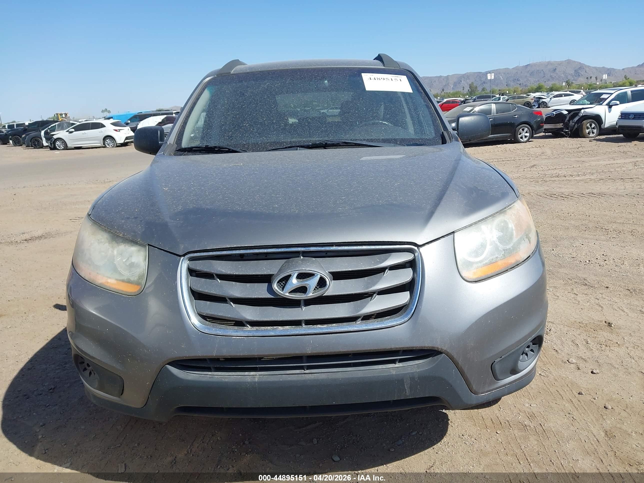 2010 Hyundai Santa Fe Gls Gray vin: 5NMSGDAB9AH371381
