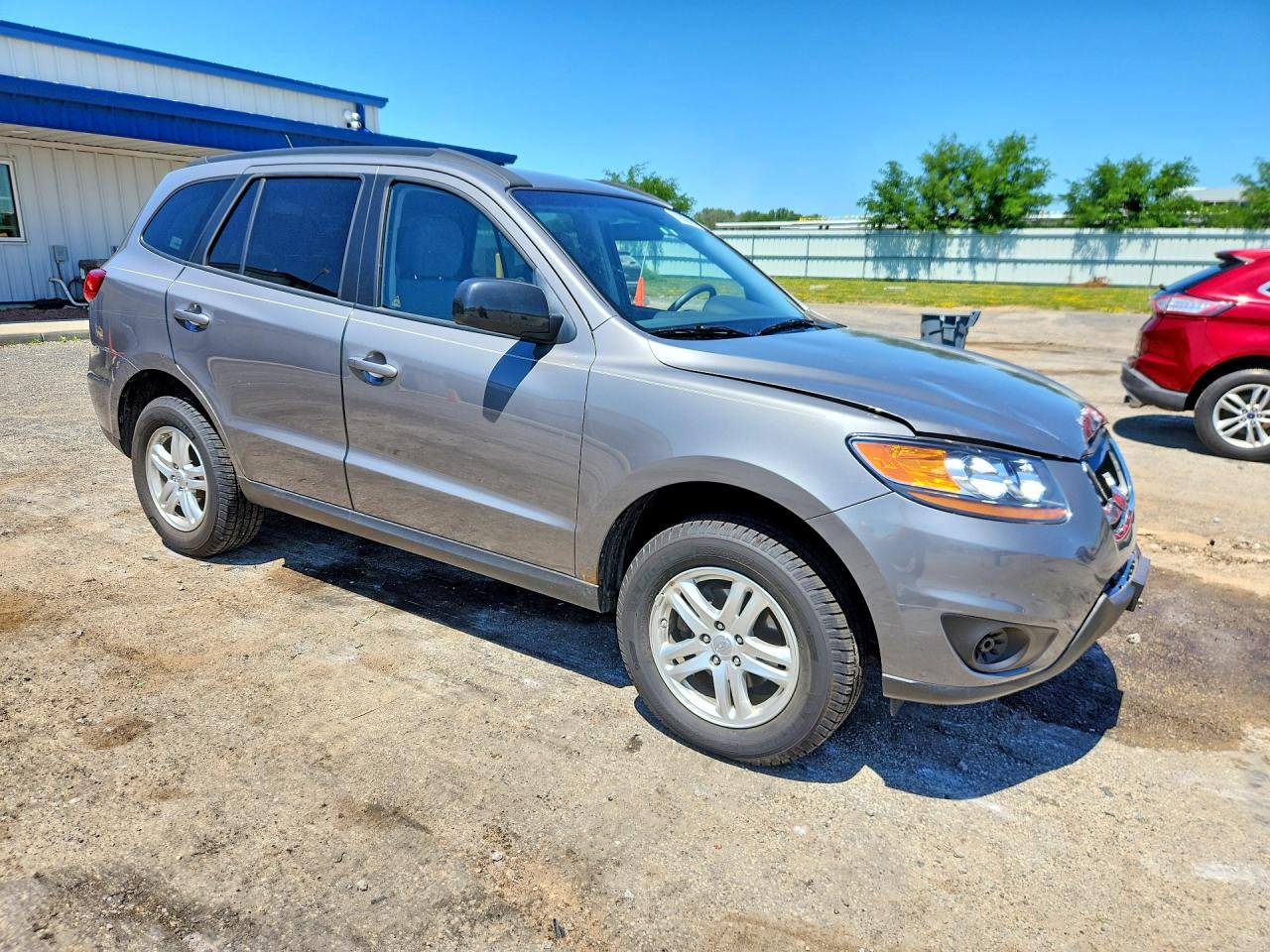 2010 Hyundai Santa Fe Gls Gray vin: 5NMSGDAB9AH397883
