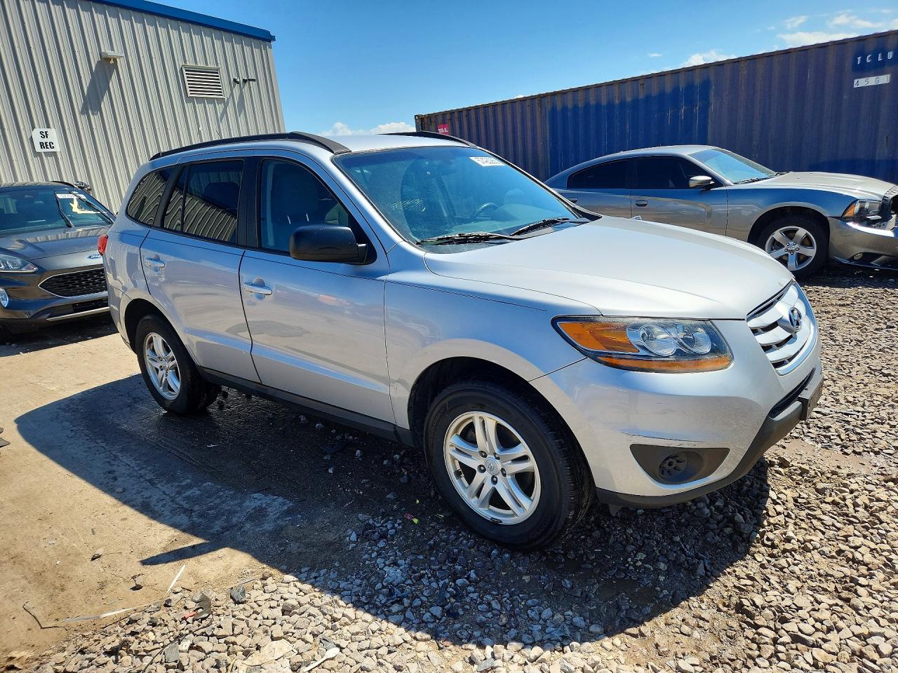 2010 Hyundai Santa Fe Gls Silver vin: 5NMSGDAB9AH409904