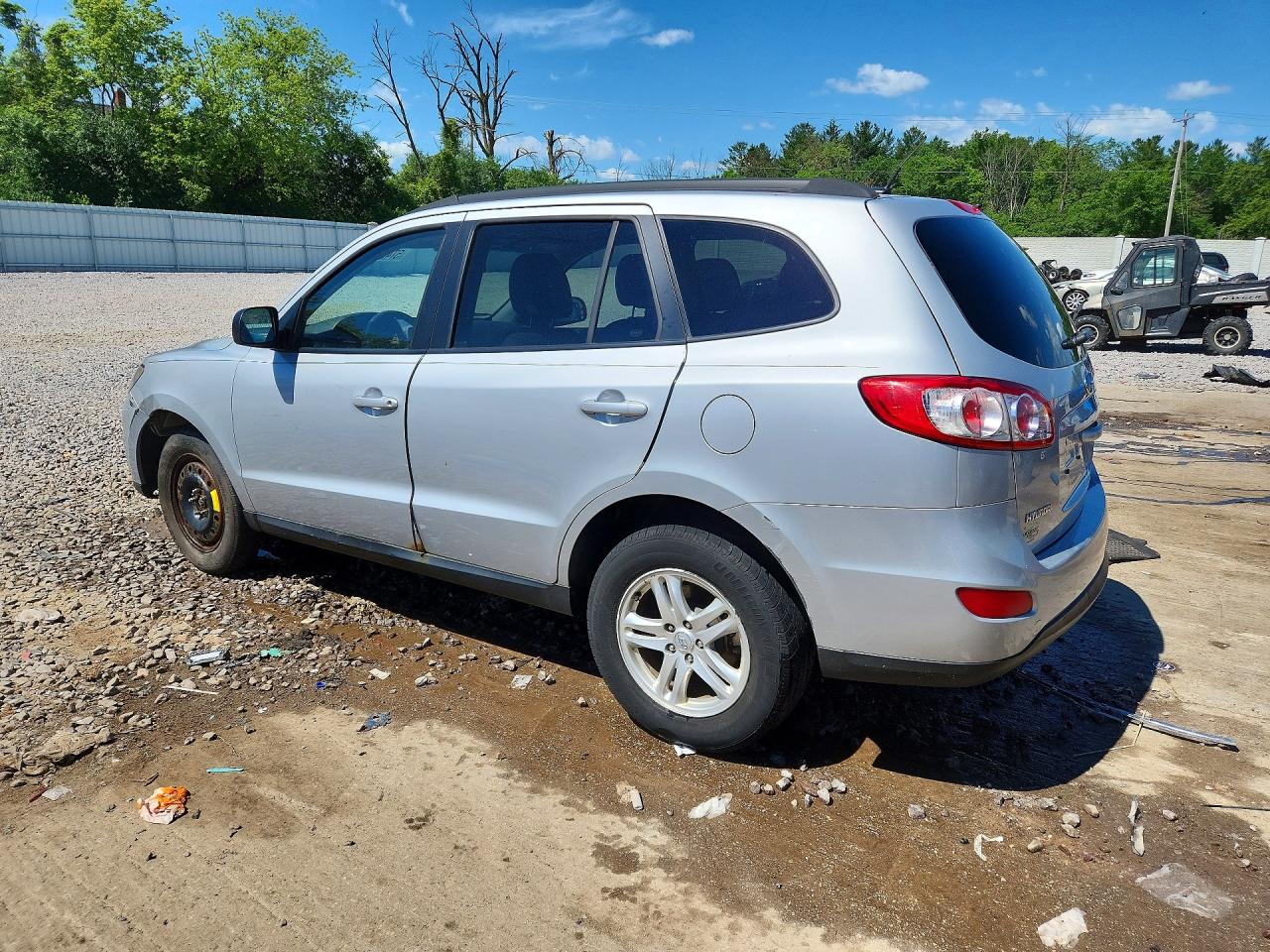 2010 Hyundai Santa Fe Gls Silver vin: 5NMSGDAB9AH409904
