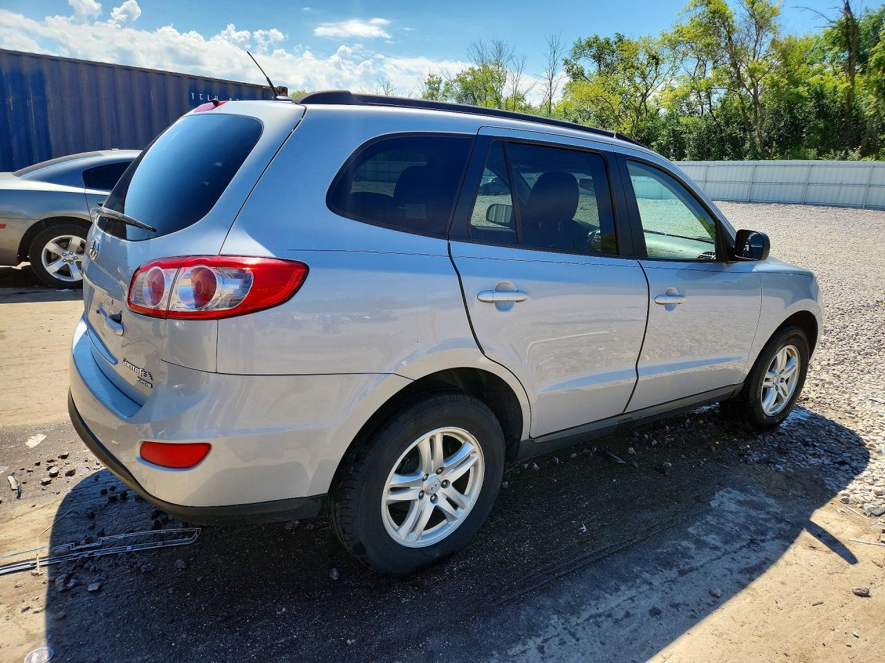2010 Hyundai Santa Fe Gls Silver vin: 5NMSGDAB9AH409904