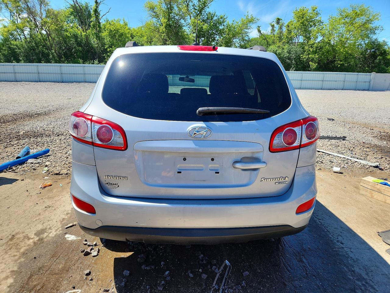 2010 Hyundai Santa Fe Gls Silver vin: 5NMSGDAB9AH409904