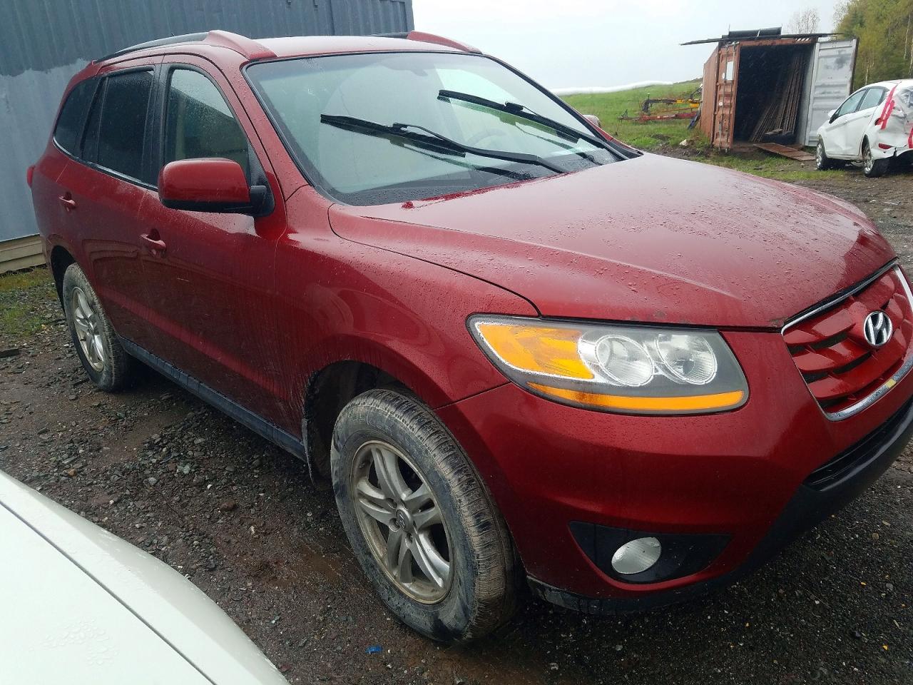 2010 Hyundai Santa Fe Gls Red vin: 5NMSGDAG1AH356935