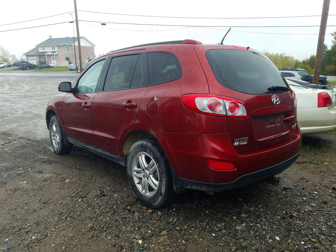 2010 Hyundai Santa Fe Gls Red vin: 5NMSGDAG1AH356935