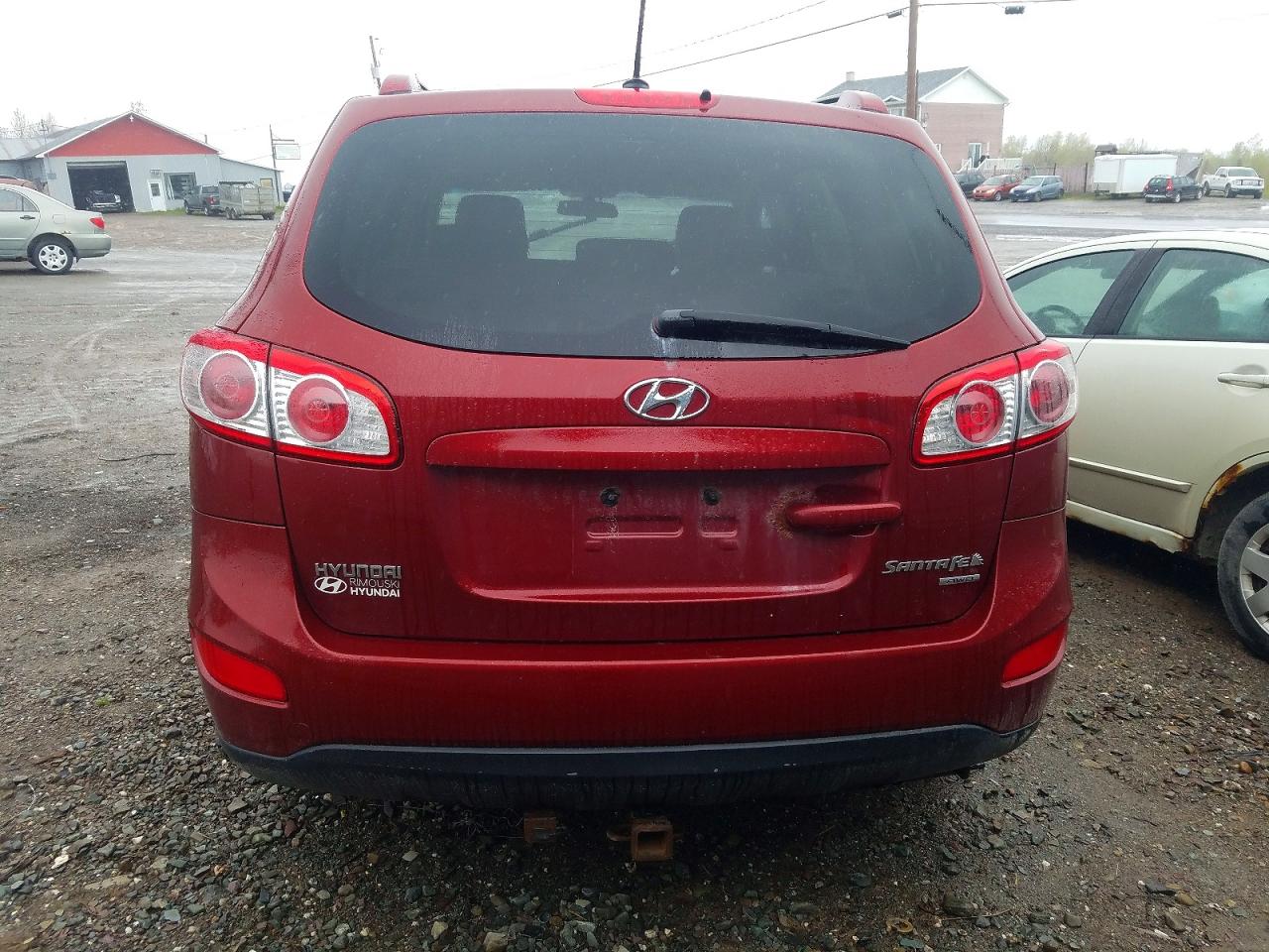 2010 Hyundai Santa Fe Gls Red vin: 5NMSGDAG1AH356935