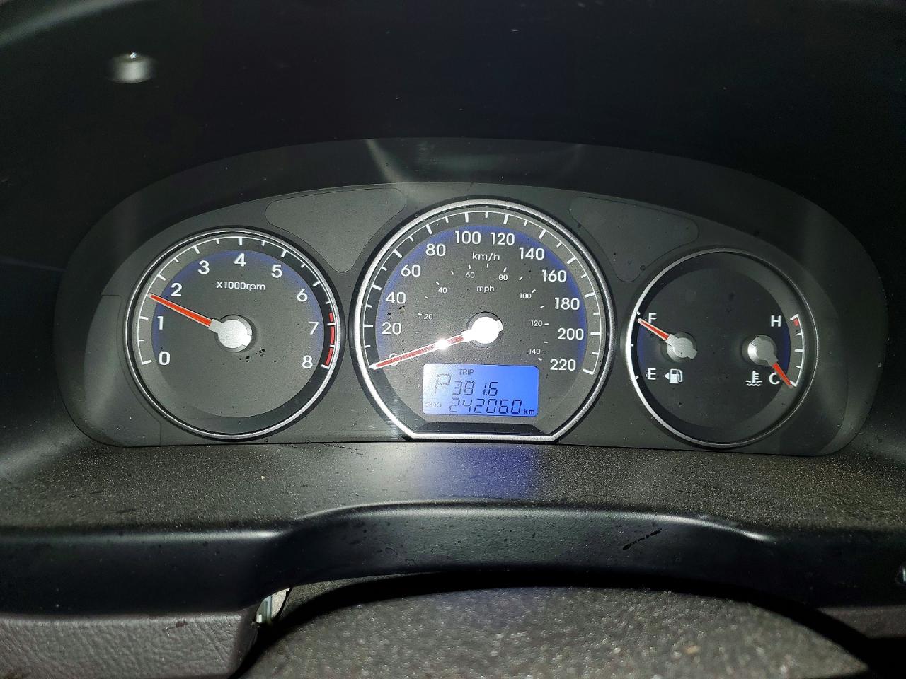2010 Hyundai Santa Fe Gls Blue vin: 5NMSGDAG7AH353120