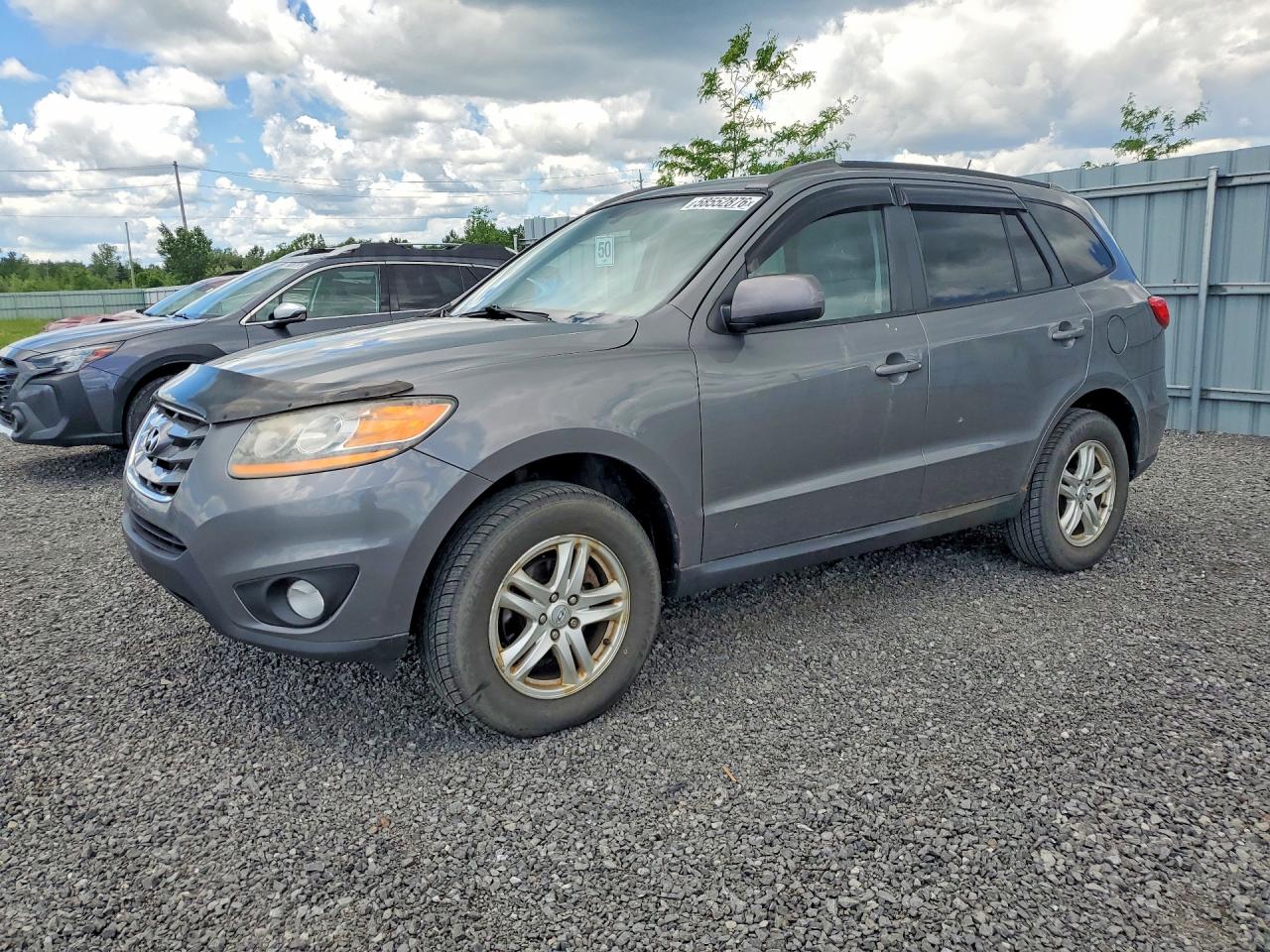 2010 Hyundai Santa Fe Gls Gray vin: 5NMSGDAGXAH393403