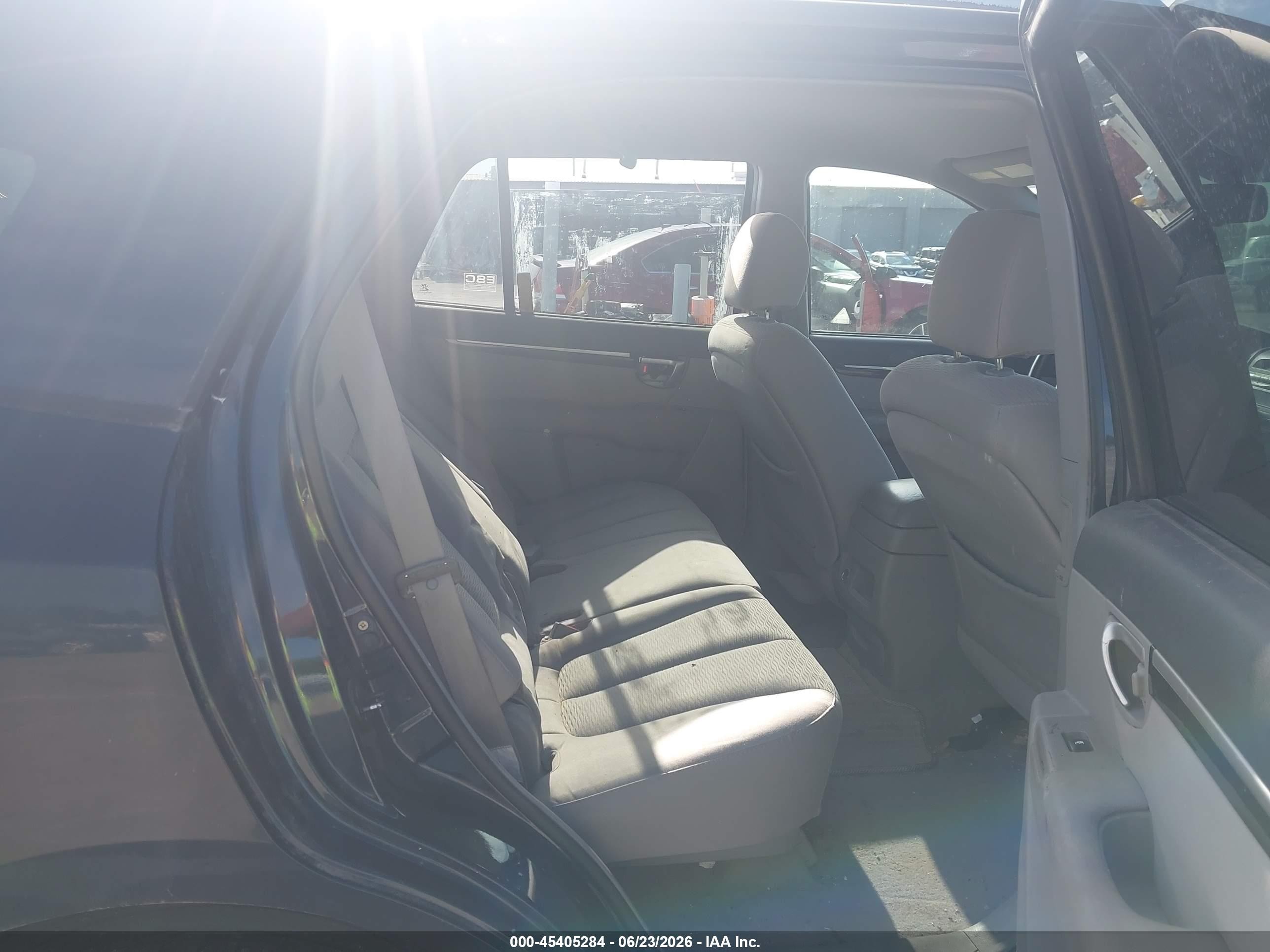 2007 Hyundai Santa Fe Limited/se Black vin: 5NMSH13E07H028146
