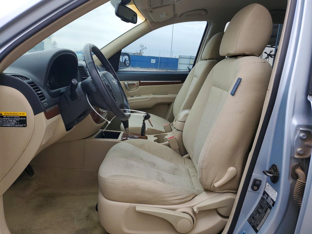 2007 Hyundai Santa Fe Se Blue vin: 5NMSH13E07H059963
