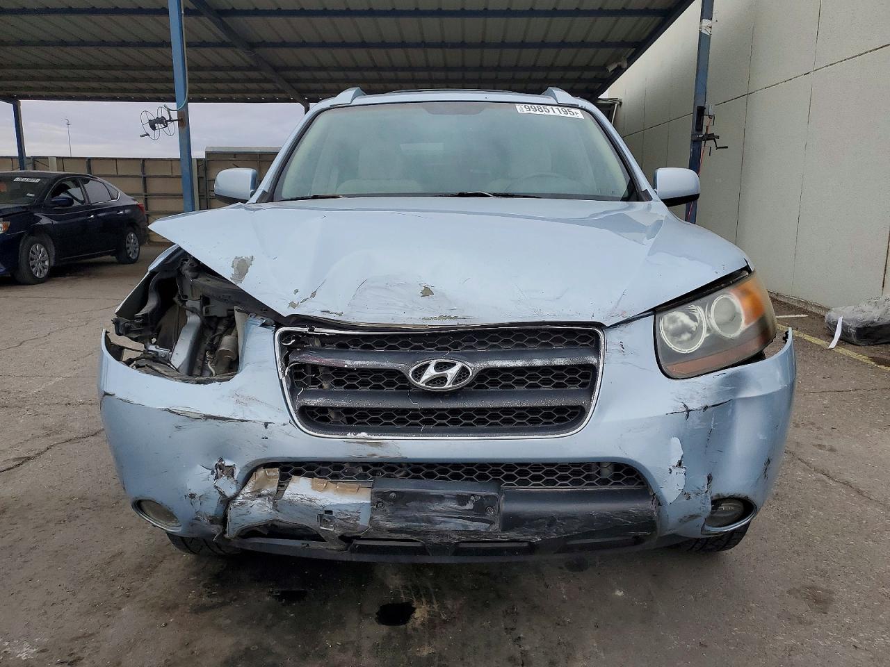 2007 Hyundai Santa Fe Se Blue vin: 5NMSH13E07H059963