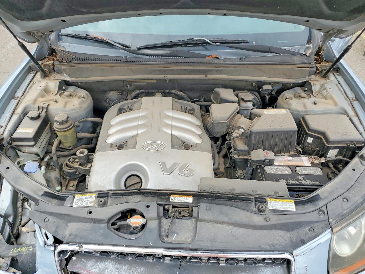 2007 Hyundai Santa Fe Se Blue vin: 5NMSH13E07H059963