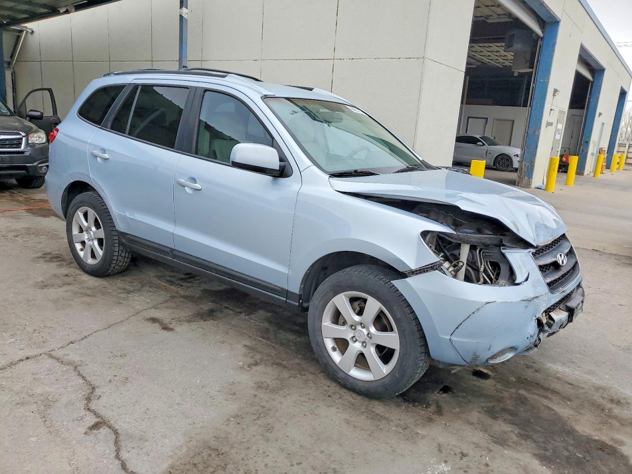 2007 Hyundai Santa Fe Se Blue vin: 5NMSH13E07H059963