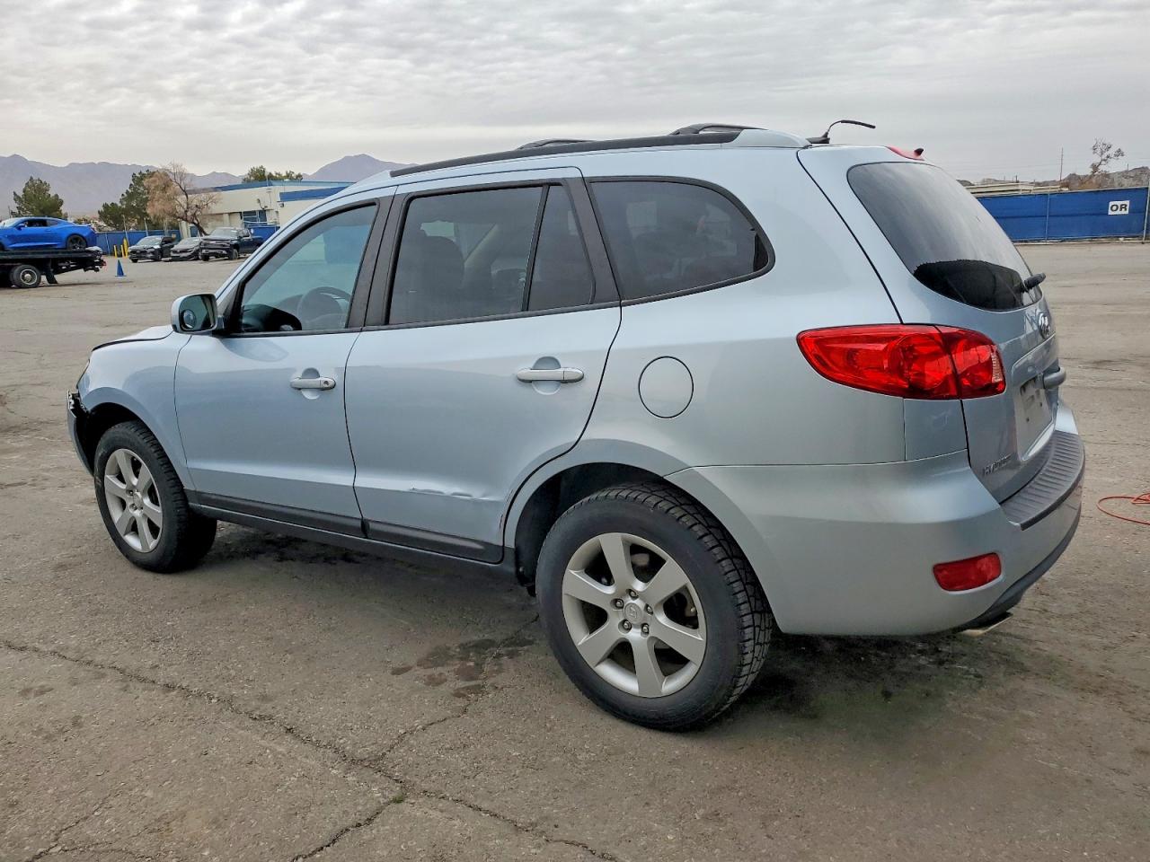 2007 Hyundai Santa Fe Se Blue vin: 5NMSH13E07H059963