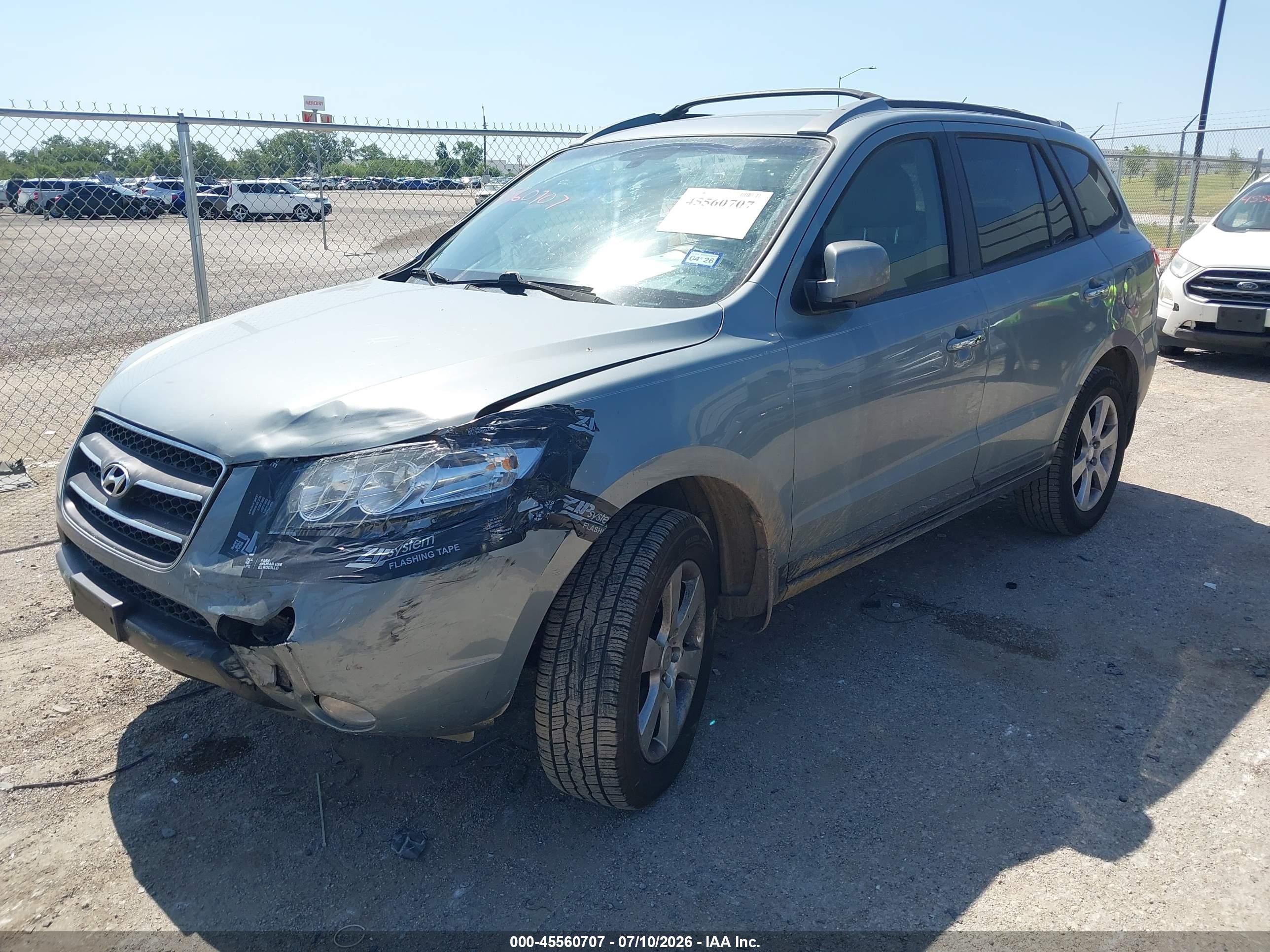 2007 Hyundai Santa Fe Limited/se Green vin: 5NMSH13E07H108420