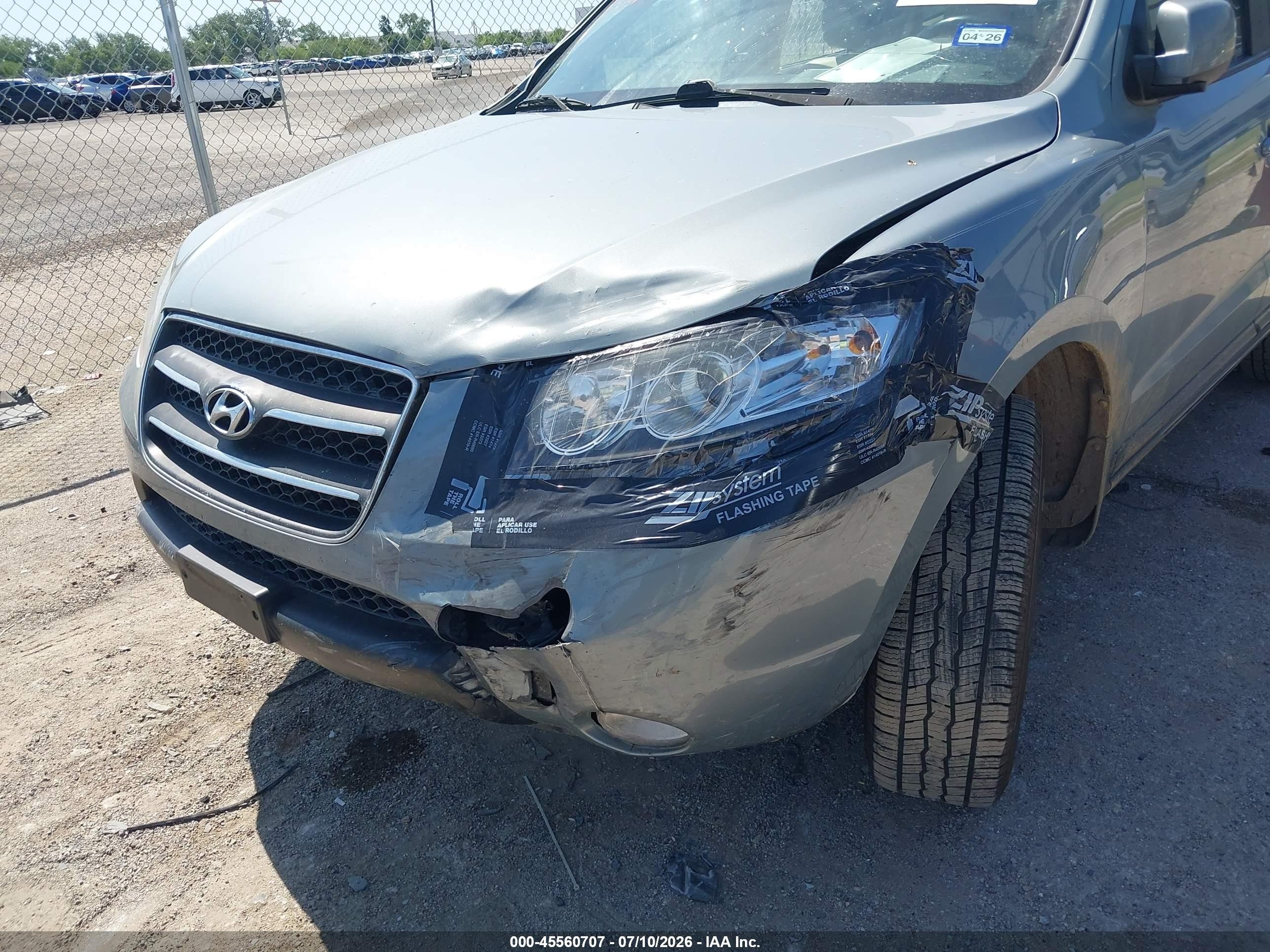 2007 Hyundai Santa Fe Limited/se Green vin: 5NMSH13E07H108420