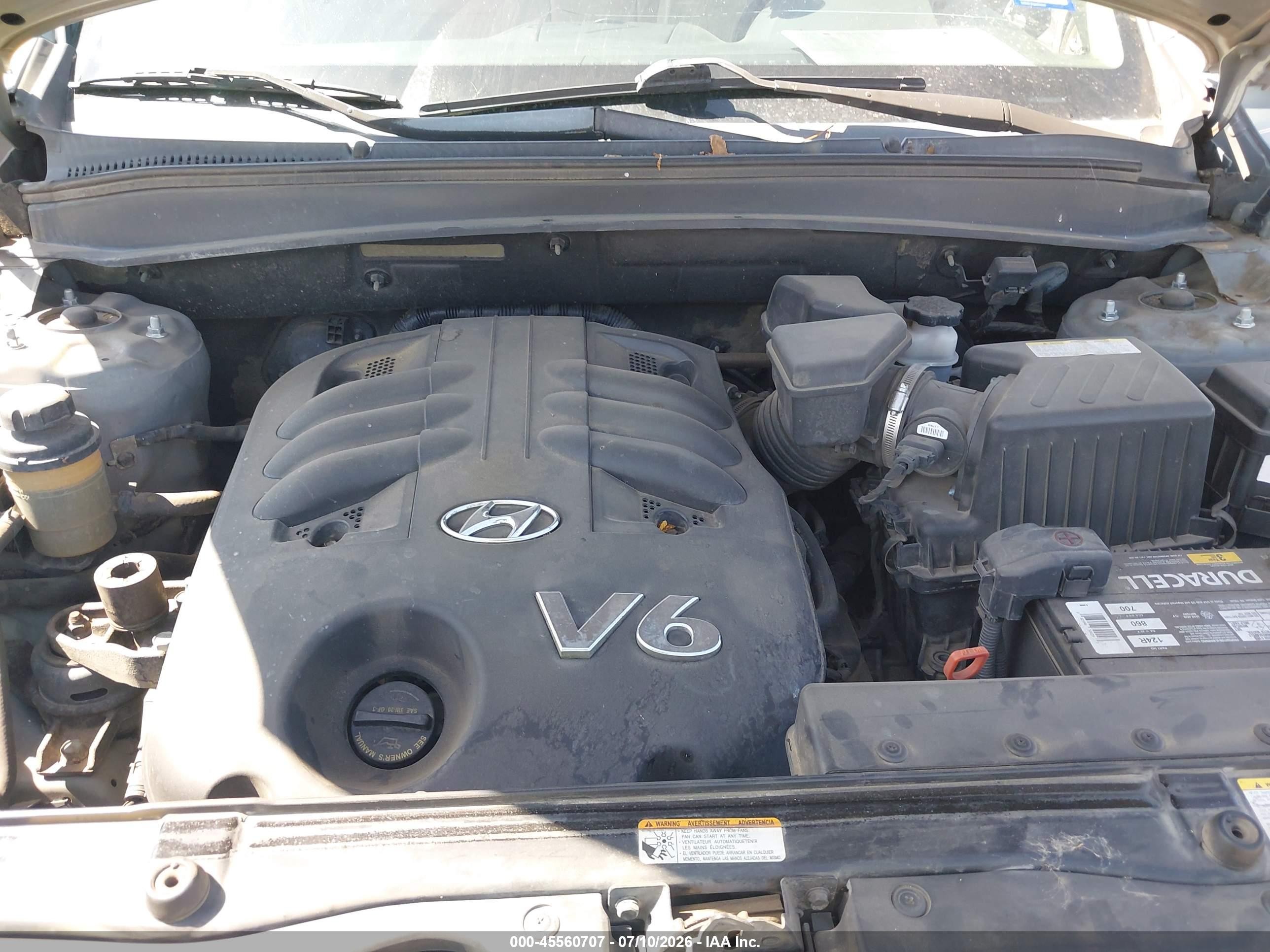 2007 Hyundai Santa Fe Limited/se Green vin: 5NMSH13E07H108420