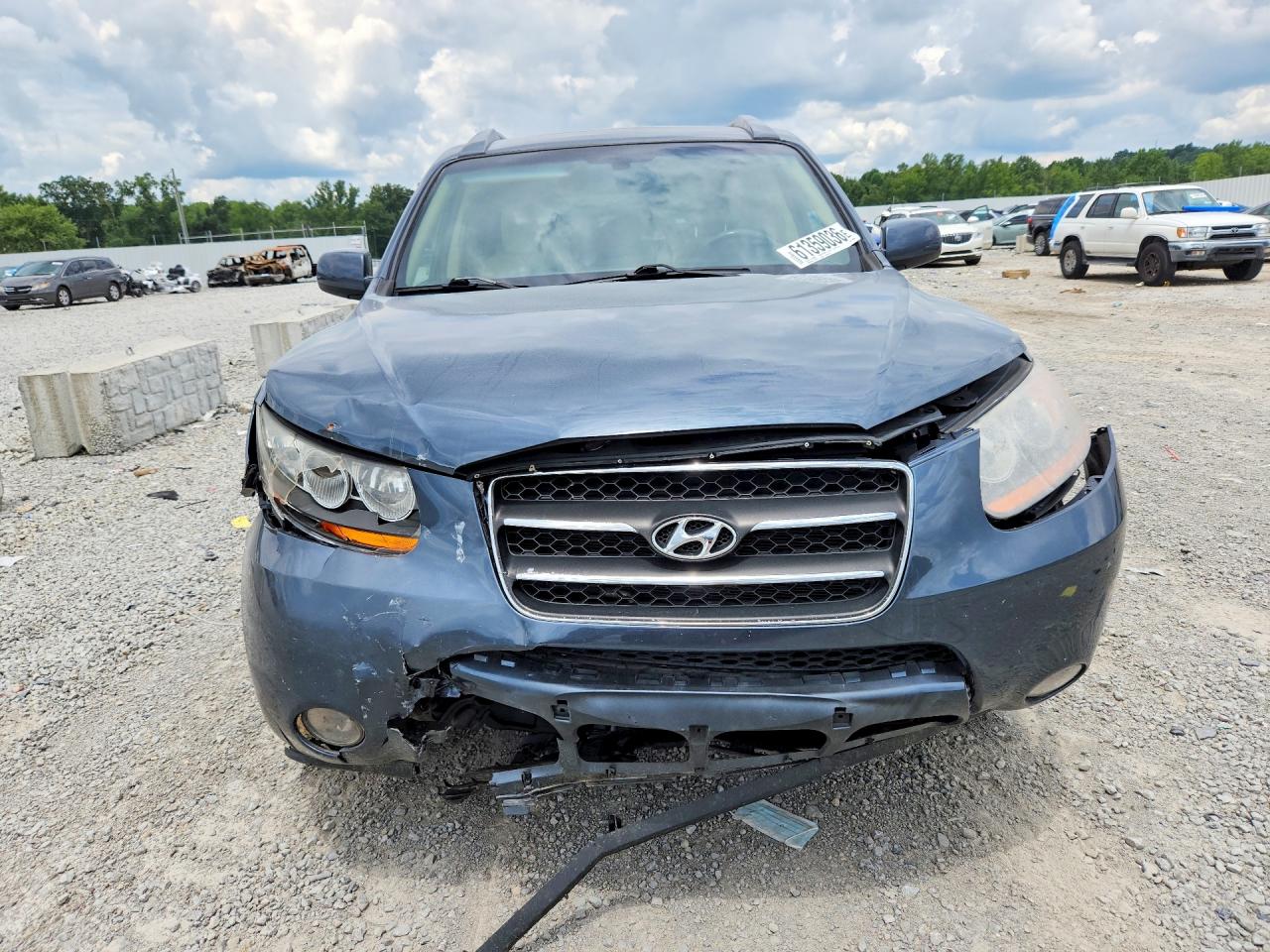 2008 Hyundai Santa Fe Se Blue vin: 5NMSH13E08H149230