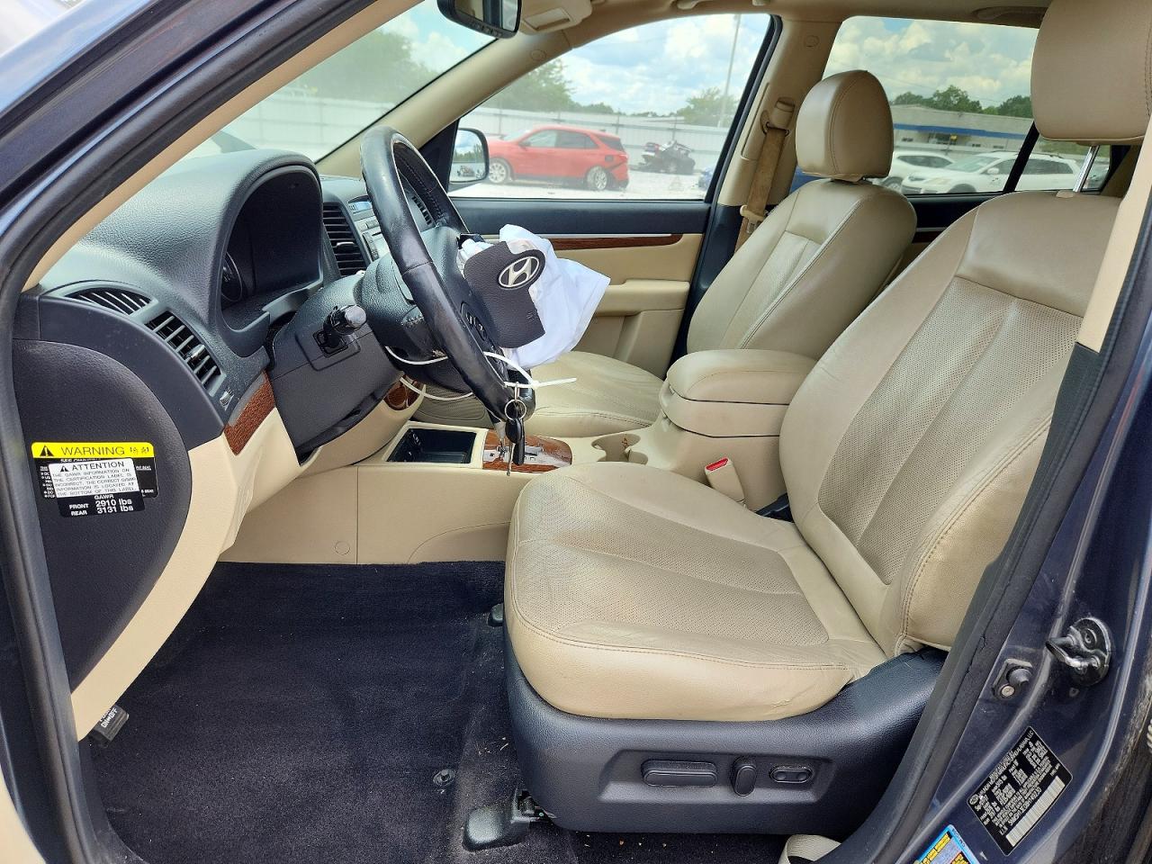2008 Hyundai Santa Fe Se Blue vin: 5NMSH13E08H149230