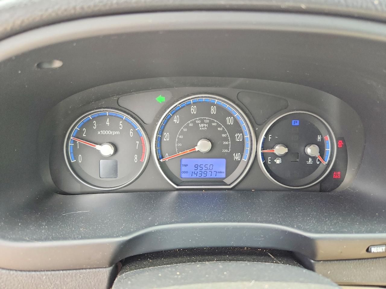2008 Hyundai Santa Fe Se Blue vin: 5NMSH13E08H149230