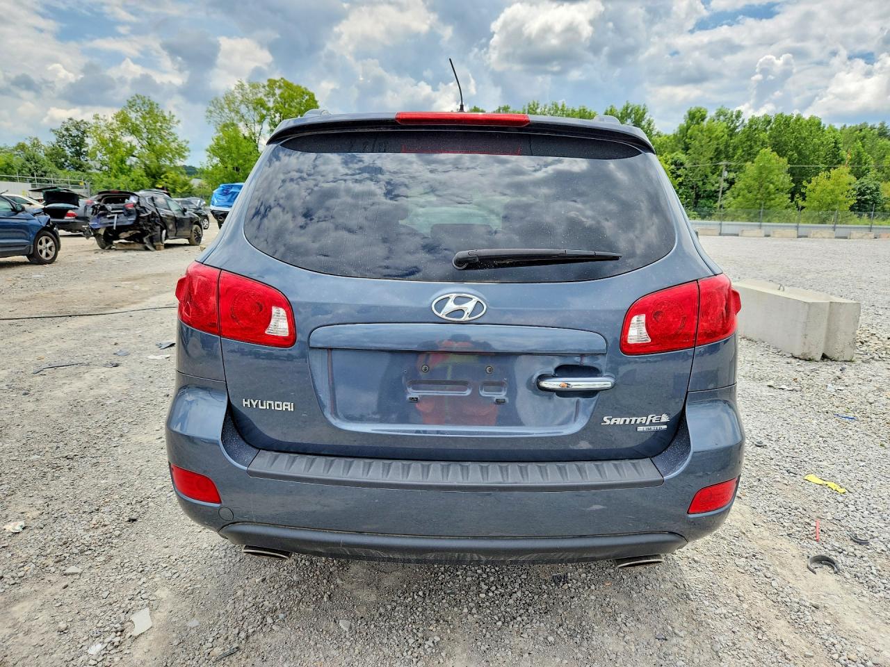 2008 Hyundai Santa Fe Se Blue vin: 5NMSH13E08H149230
