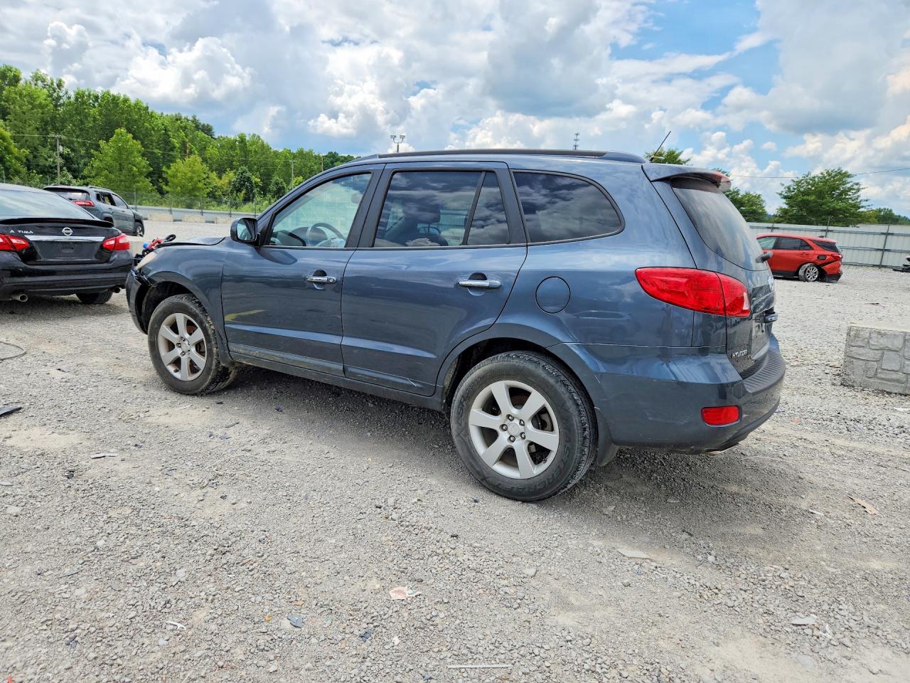 2008 Hyundai Santa Fe Se Blue vin: 5NMSH13E08H149230