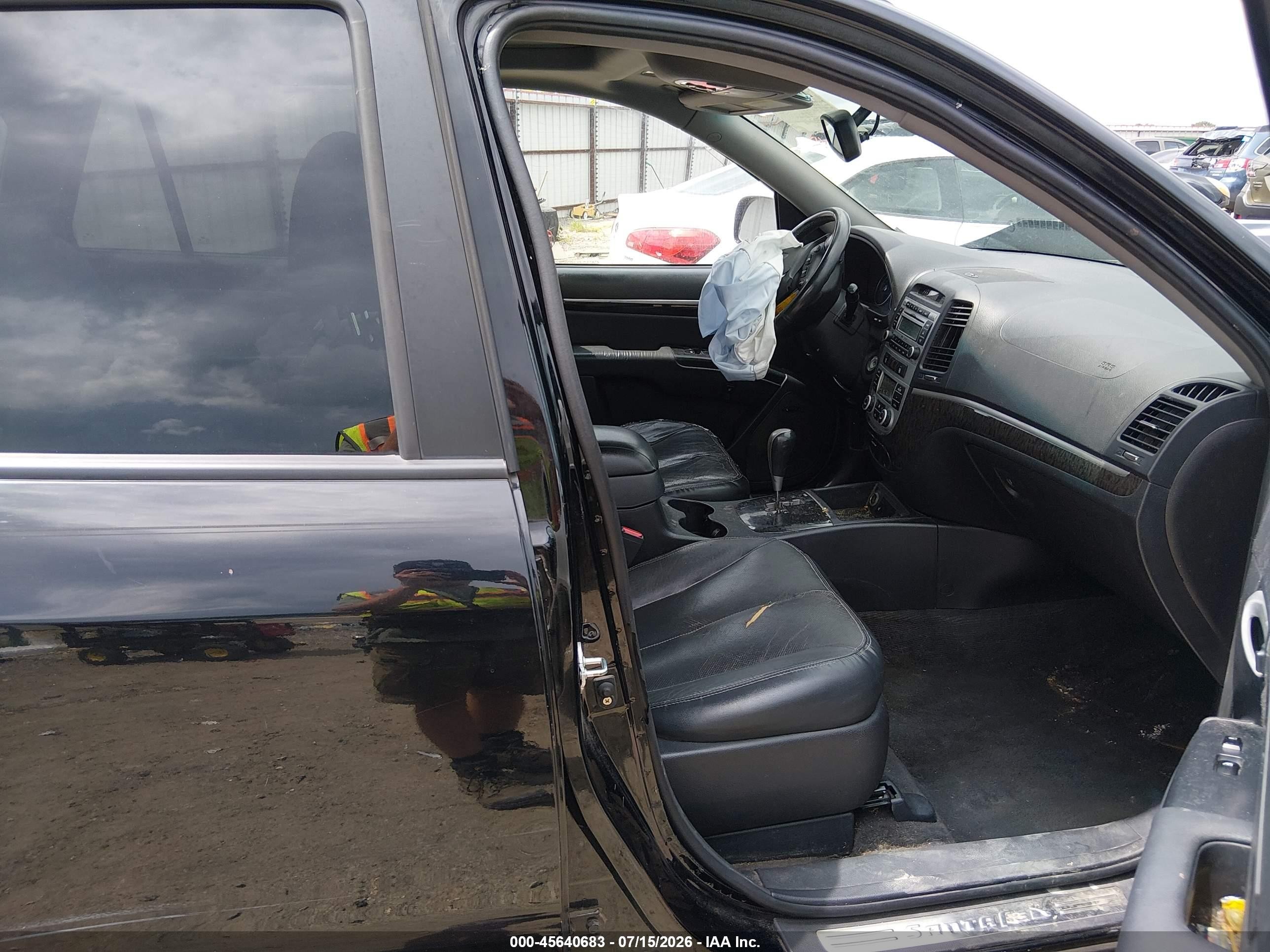 2008 Hyundai Santa Fe Limited/se Черный vin: 5NMSH13E08H178663