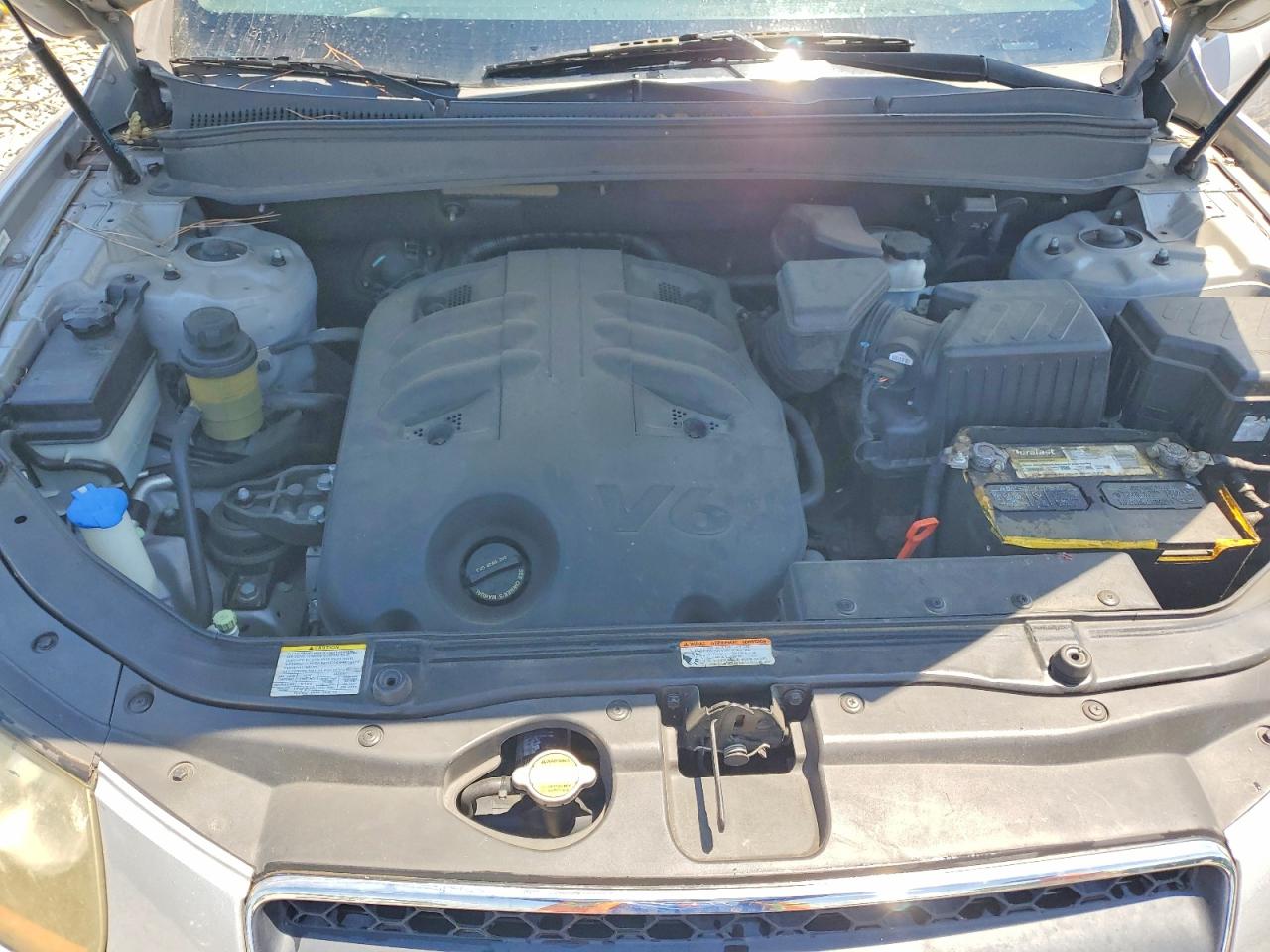 2008 Hyundai Santa Fe Se Silver vin: 5NMSH13E08H186410