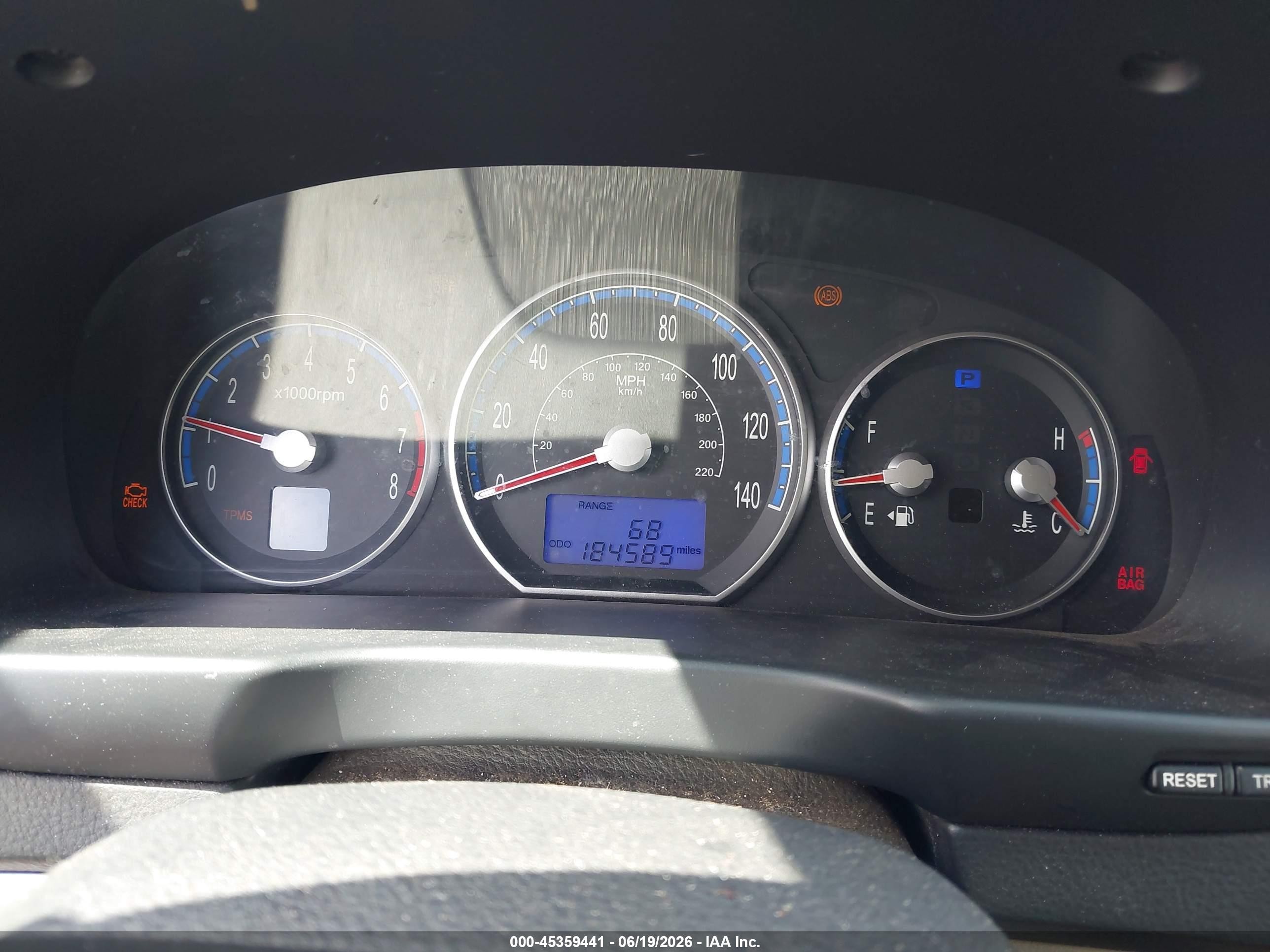 2008 Hyundai Santa Fe Limited/se Red vin: 5NMSH13E08H206574