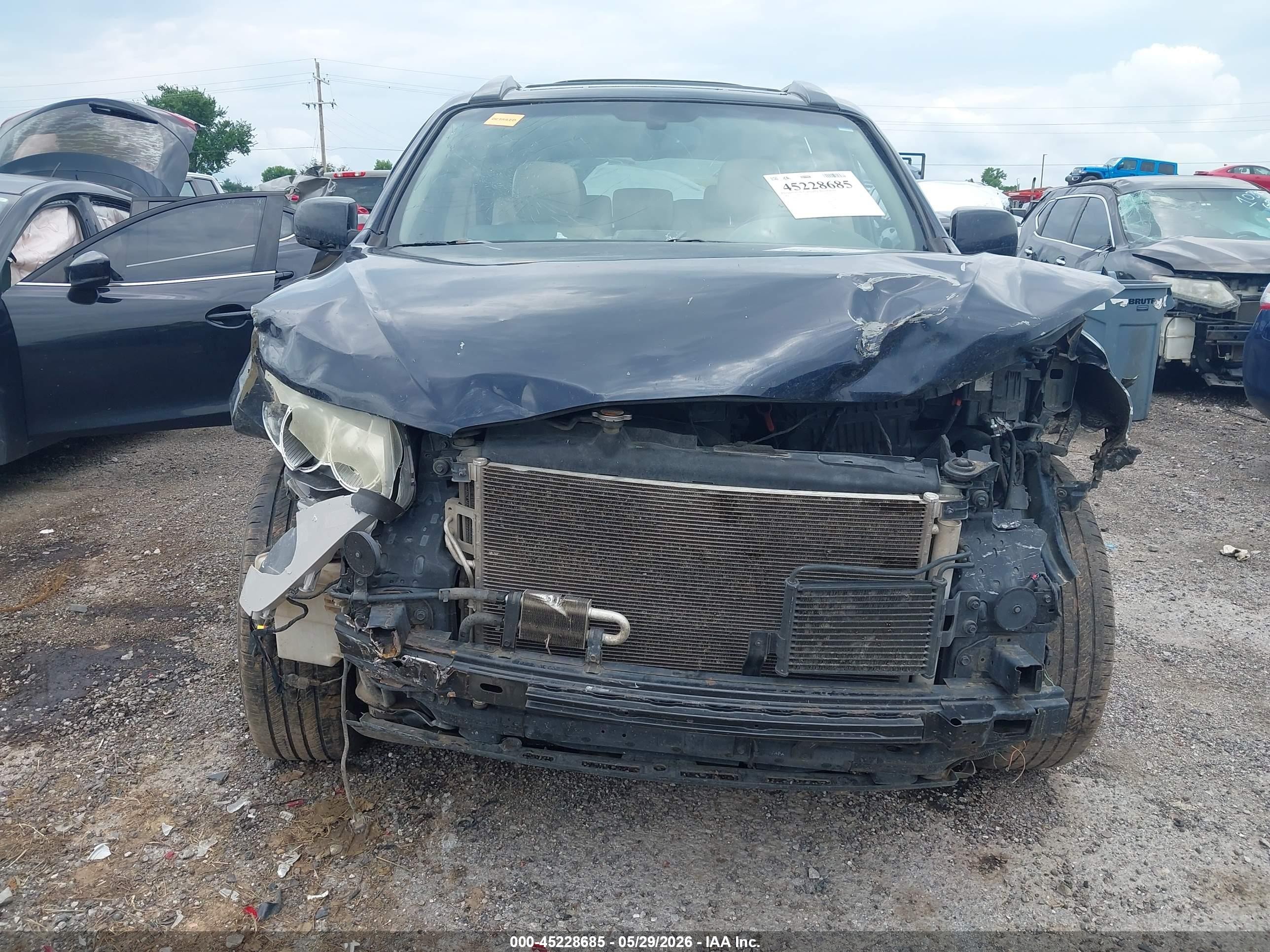 2008 Hyundai Santa Fe Limited/se Blue vin: 5NMSH13E08H211239