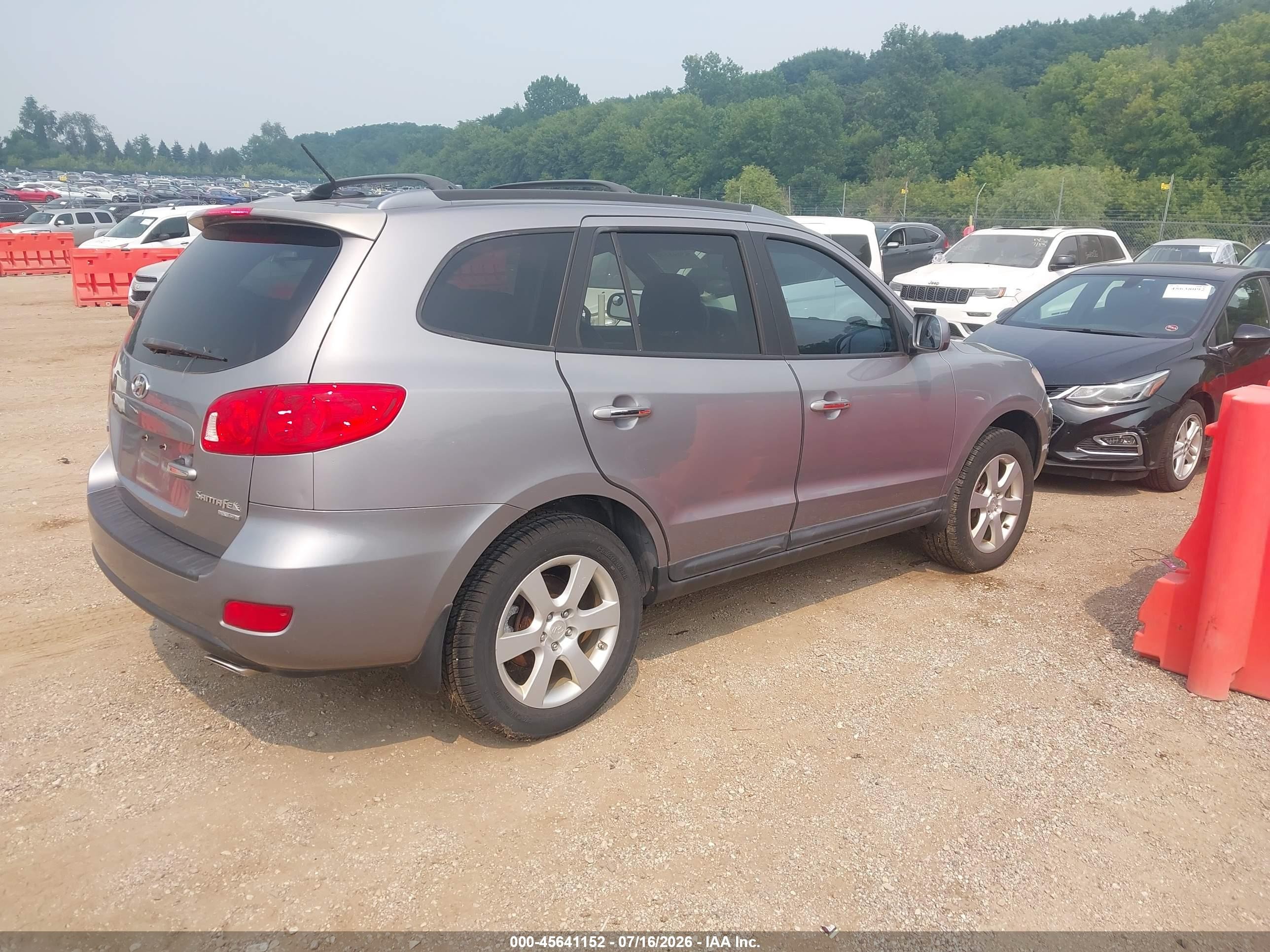 2008 Hyundai Santa Fe Limited/se Серебряный vin: 5NMSH13E08H222340