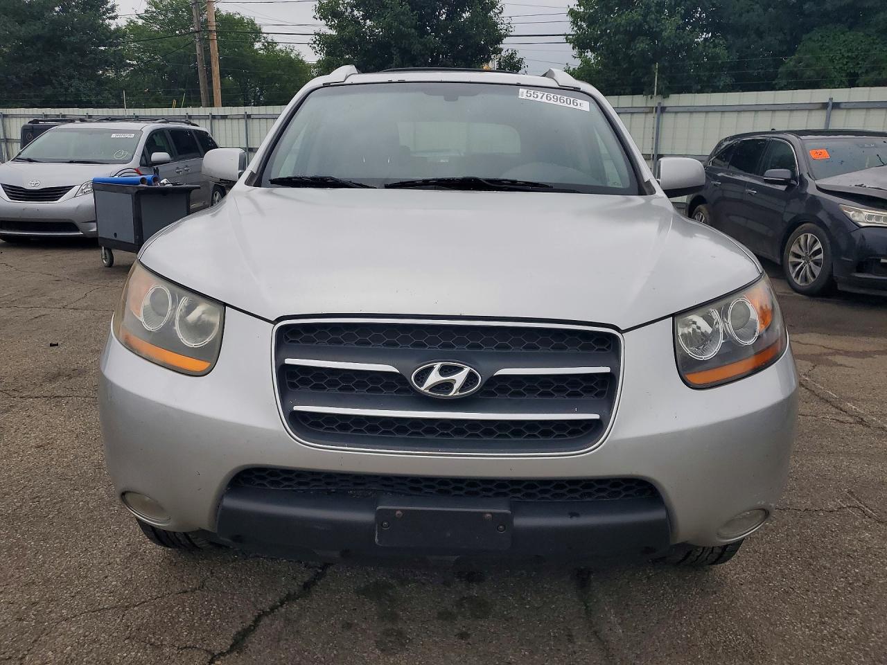 2009 Hyundai Santa Fe Limited Серебряный vin: 5NMSH13E09H253640