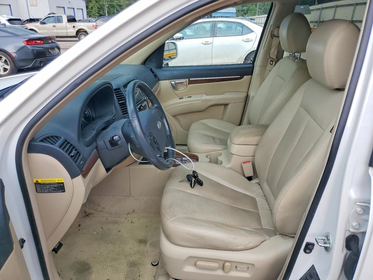 2009 Hyundai Santa Fe Limited White vin: 5NMSH13E09H281552