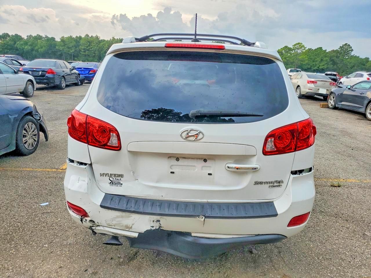 2009 Hyundai Santa Fe Limited White vin: 5NMSH13E09H281552