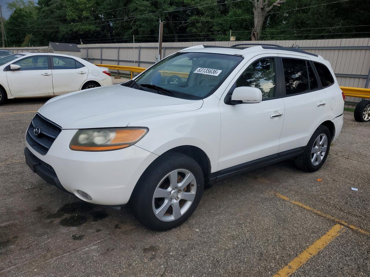 2009 Hyundai Santa Fe Limited White vin: 5NMSH13E09H281552