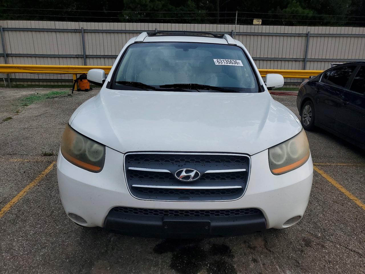 2009 Hyundai Santa Fe Limited White vin: 5NMSH13E09H281552