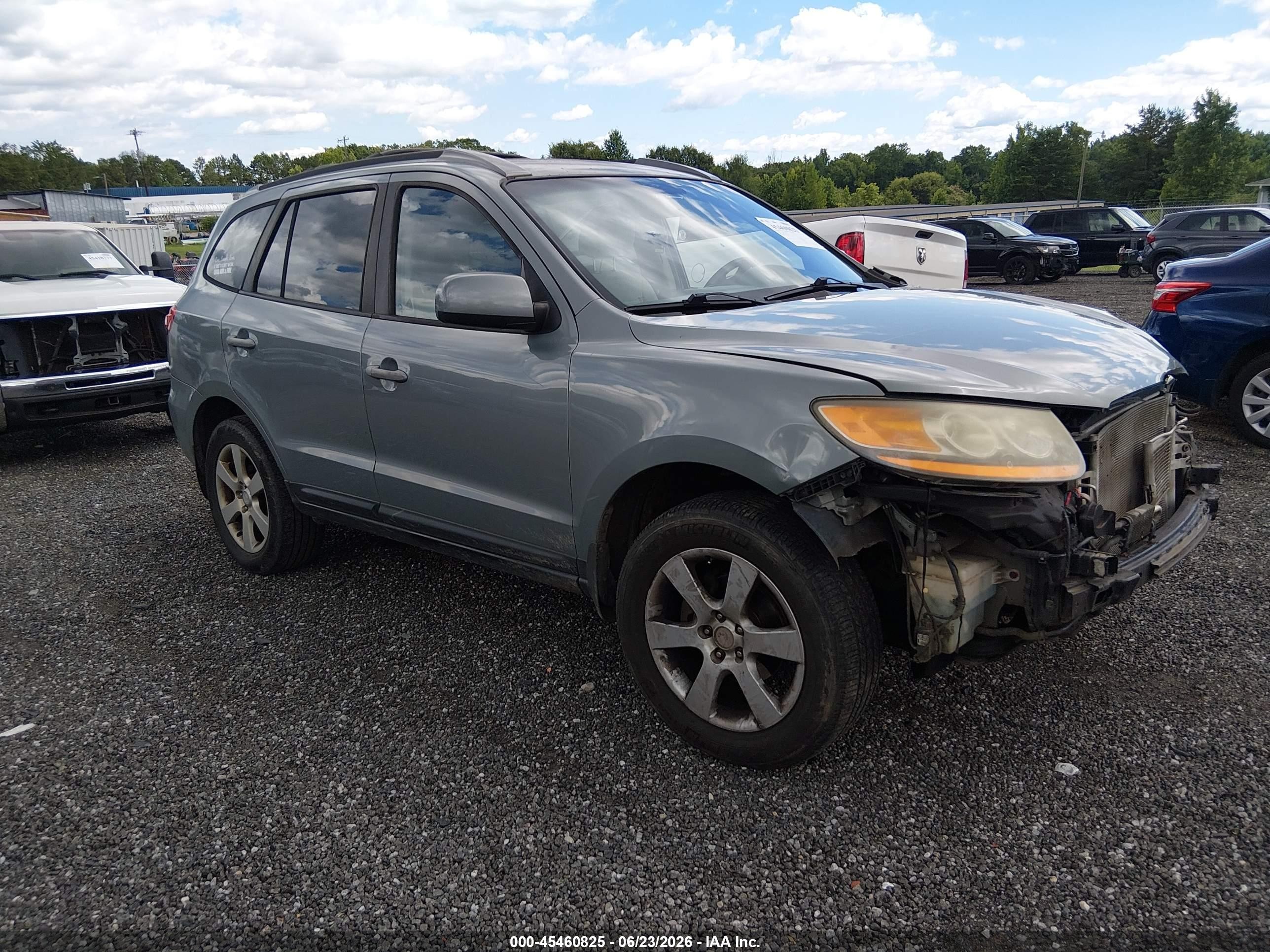 2009 Hyundai Santa Fe Se Gray vin: 5NMSH13E09H321628