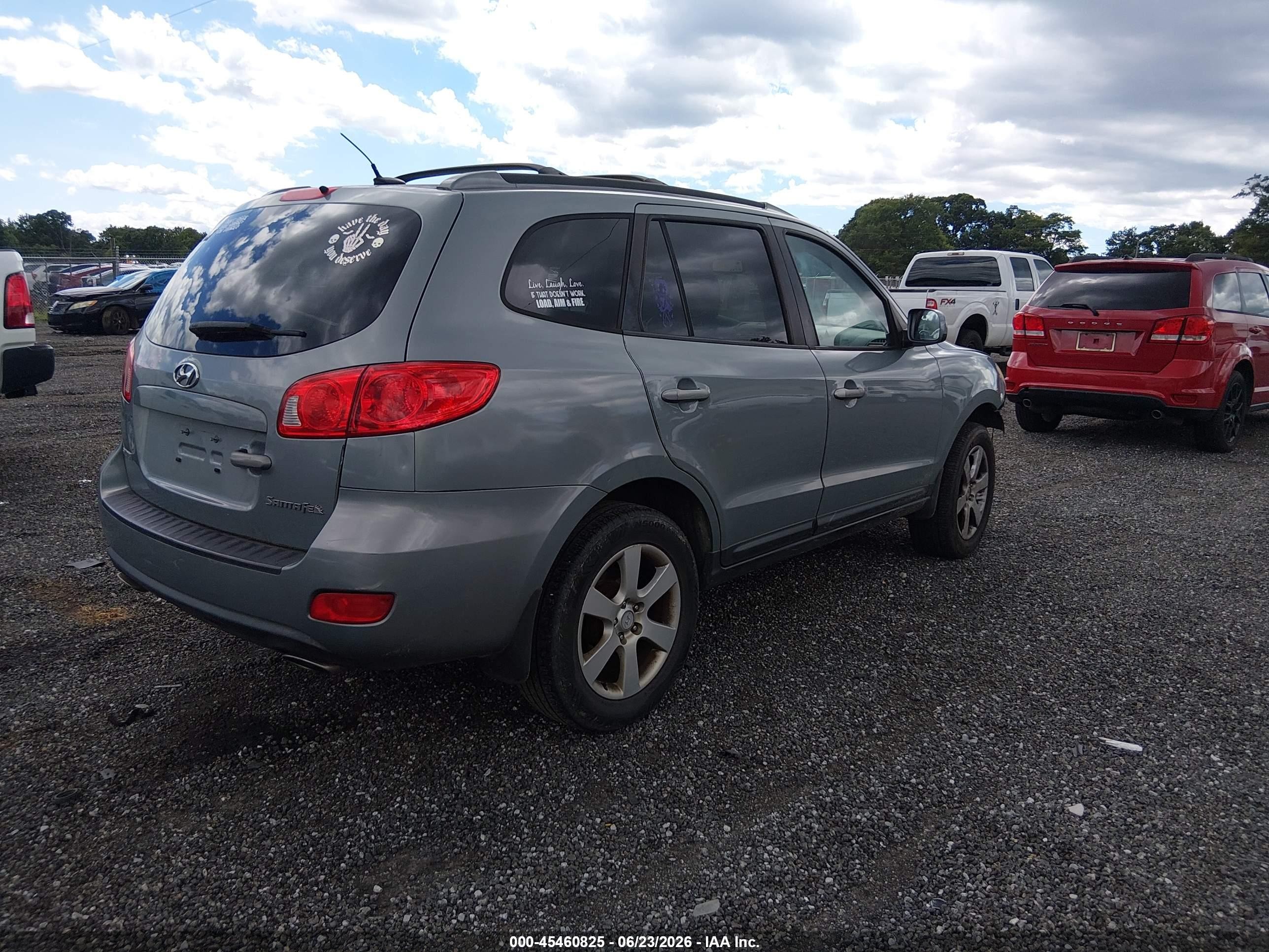 2009 Hyundai Santa Fe Se Gray vin: 5NMSH13E09H321628